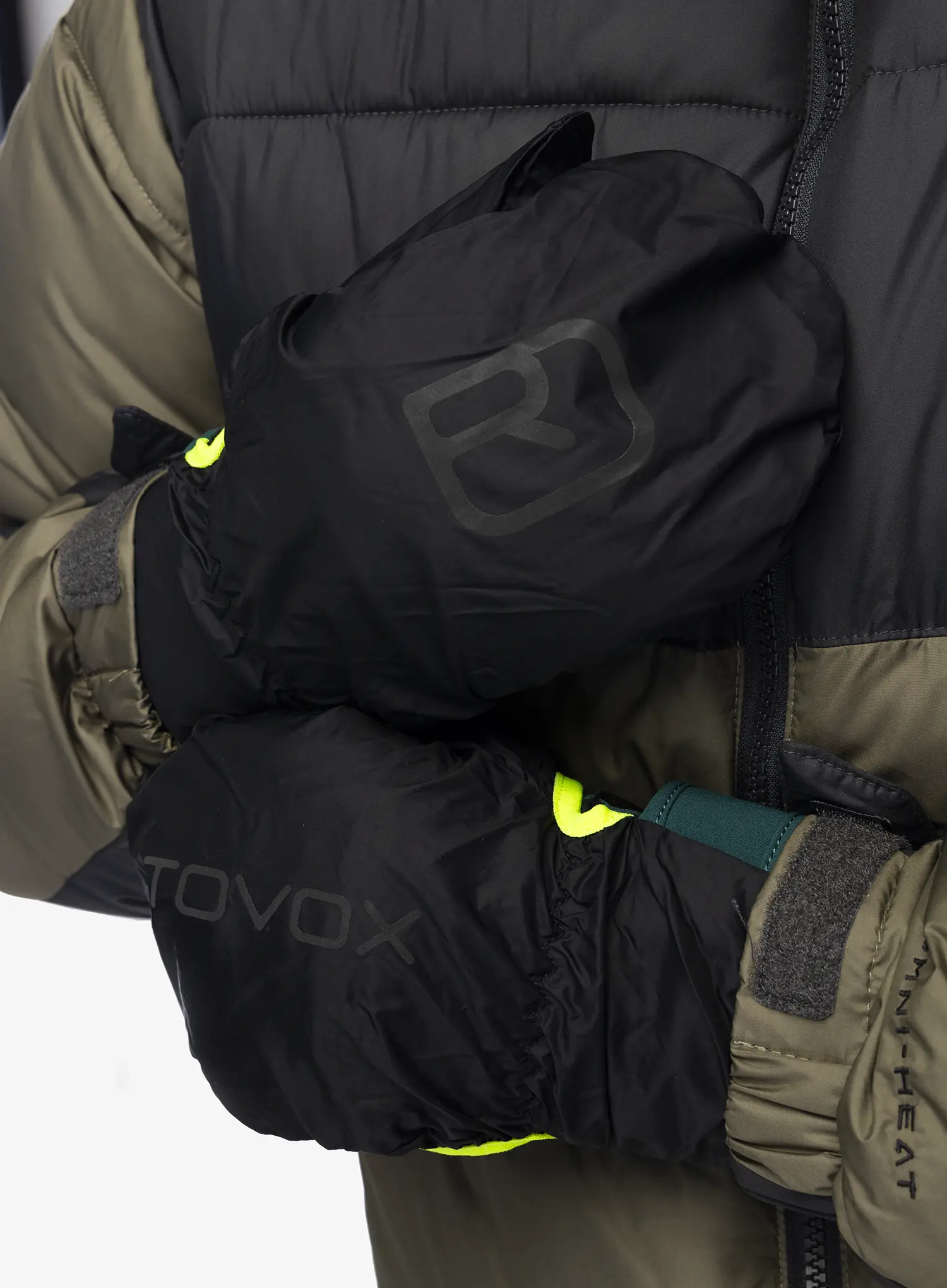 Softshellové rukavice Ortovox Tour Pro Cover Glove - dark pacific