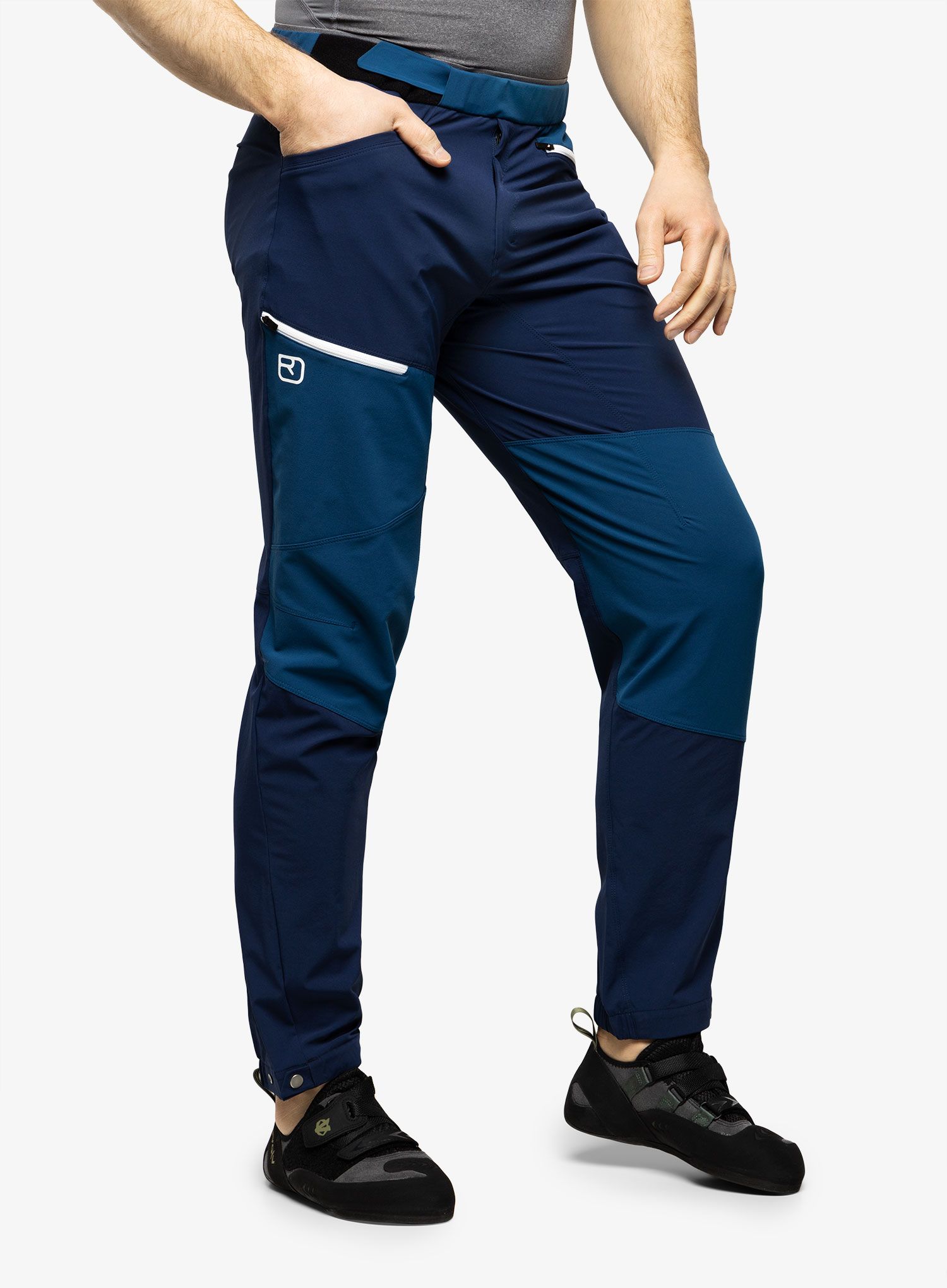 Lezecké kalhoty Ortovox Vajolet Pants - deep ocean
