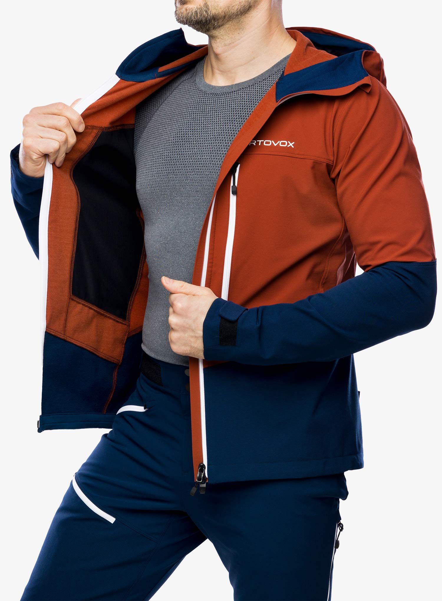 Bunda Ortovox Westalpen Softshell Jacket - clay orange