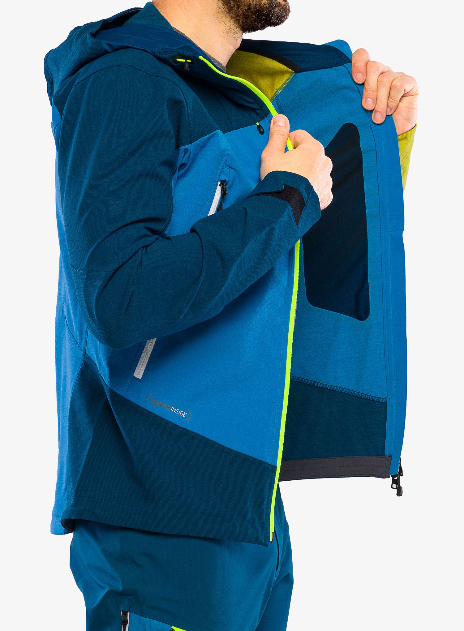 Softshellová bunda Ortovox Westalpen Softshell Jacket - heritage blue