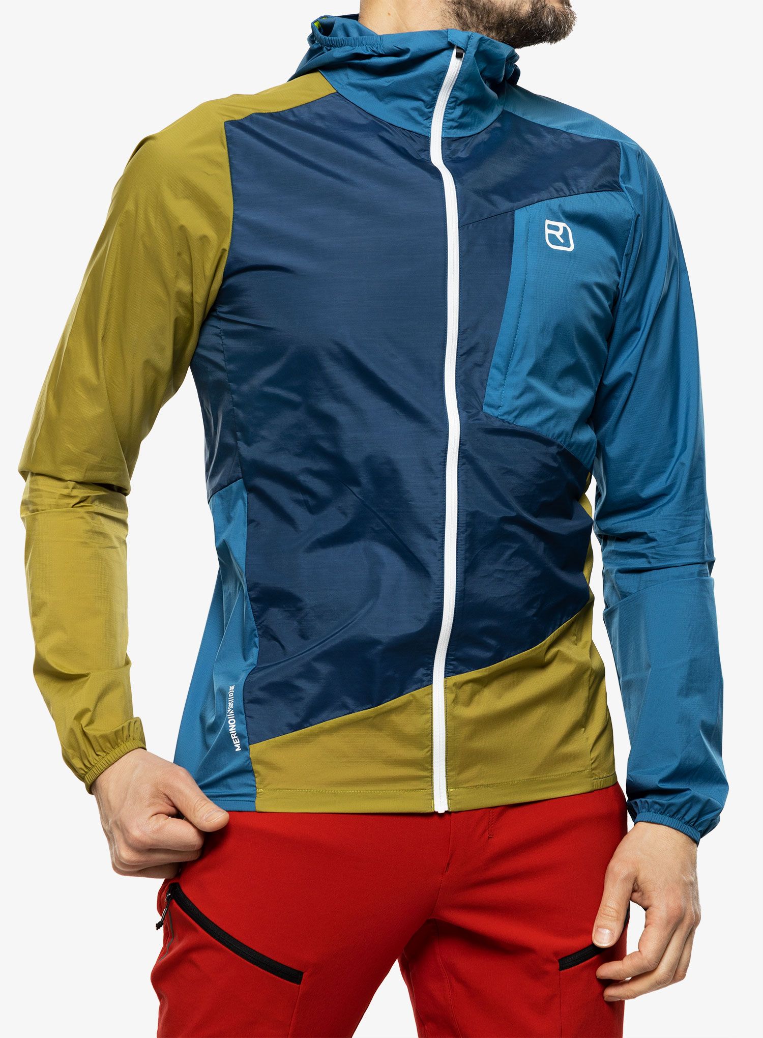 Větrovka Ortovox Windbreaker Jacket - petrol blue