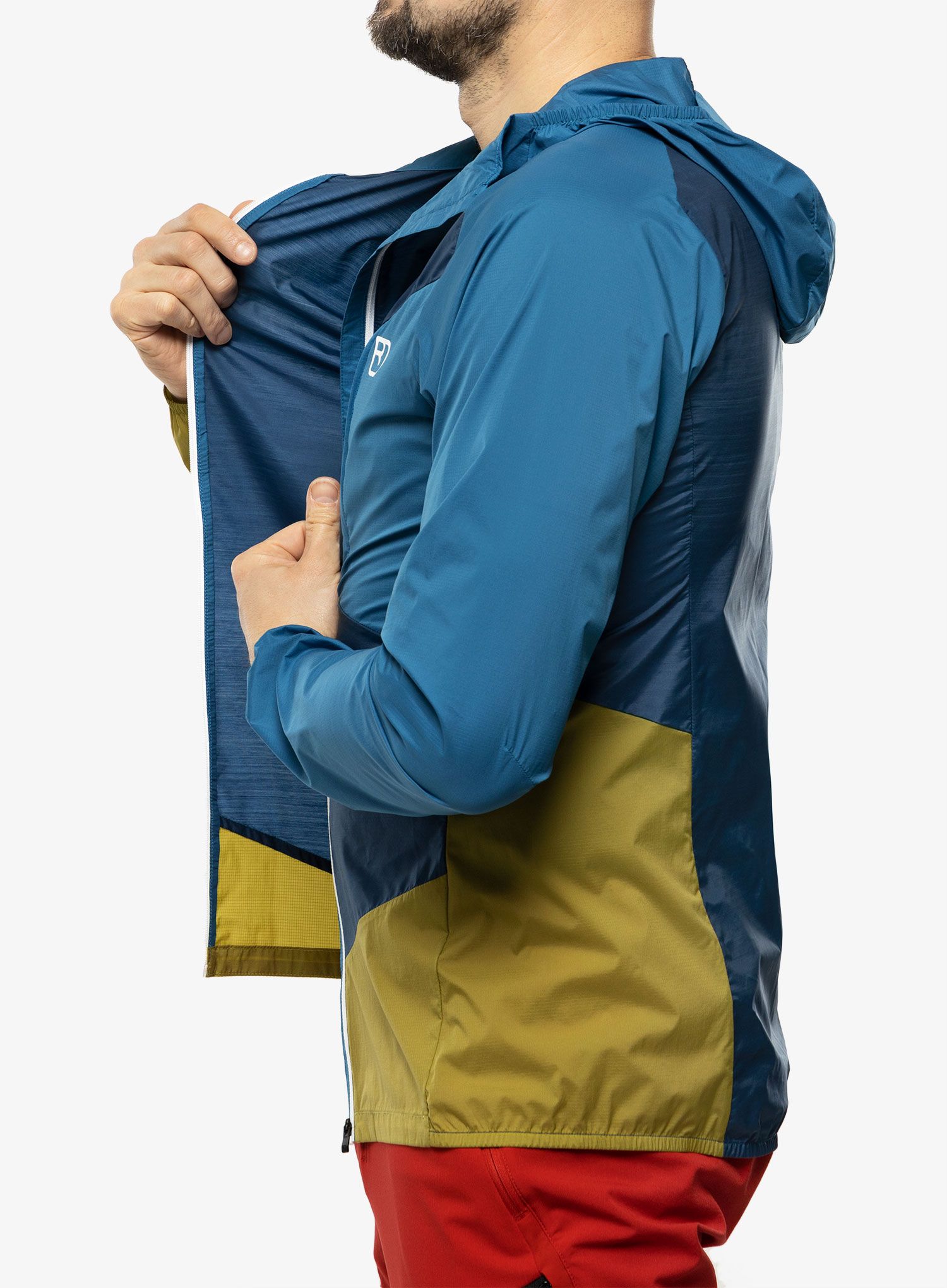 Větrovka Ortovox Windbreaker Jacket - petrol blue