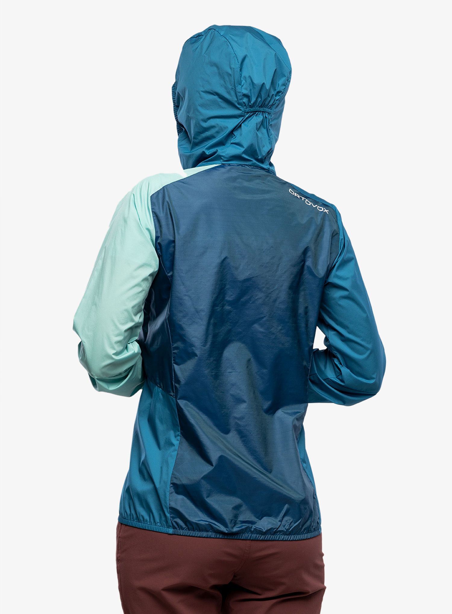 Větrovka dámská Ortovox Windbreaker Jacket - petrol blue