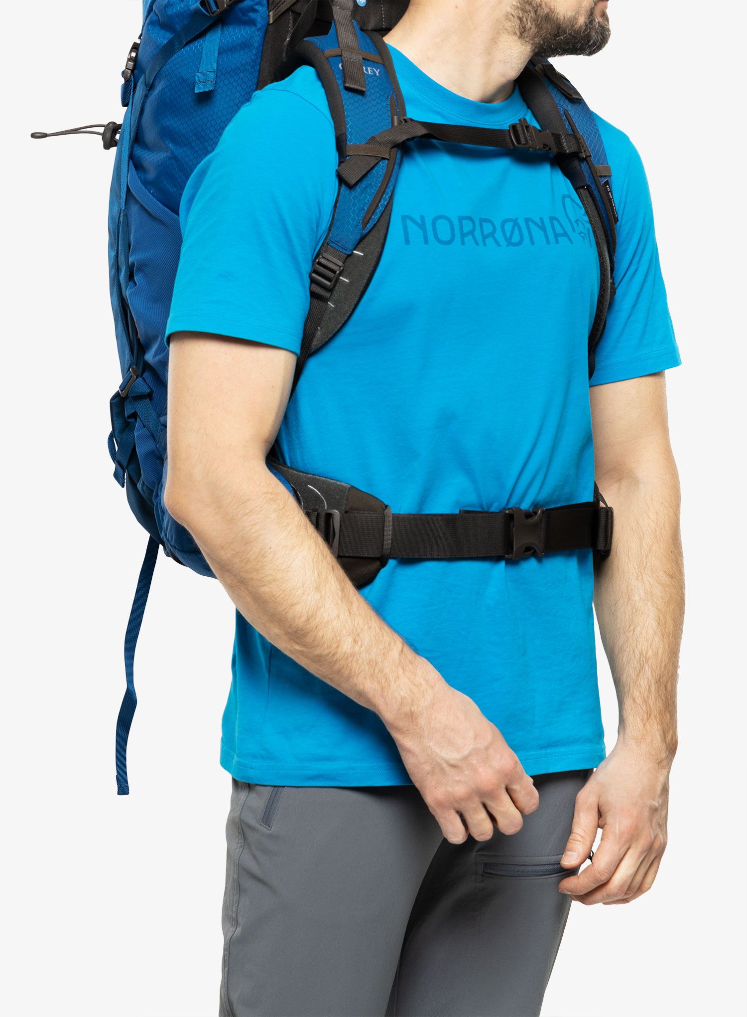Trekový batoh Osprey Aether 55 - deep water blue