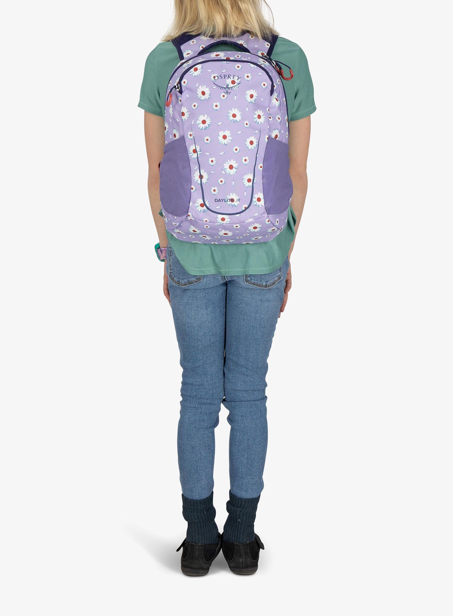 Dětský batoh Osprey Daylite Jr. Pack - daisy print/euphoria purple