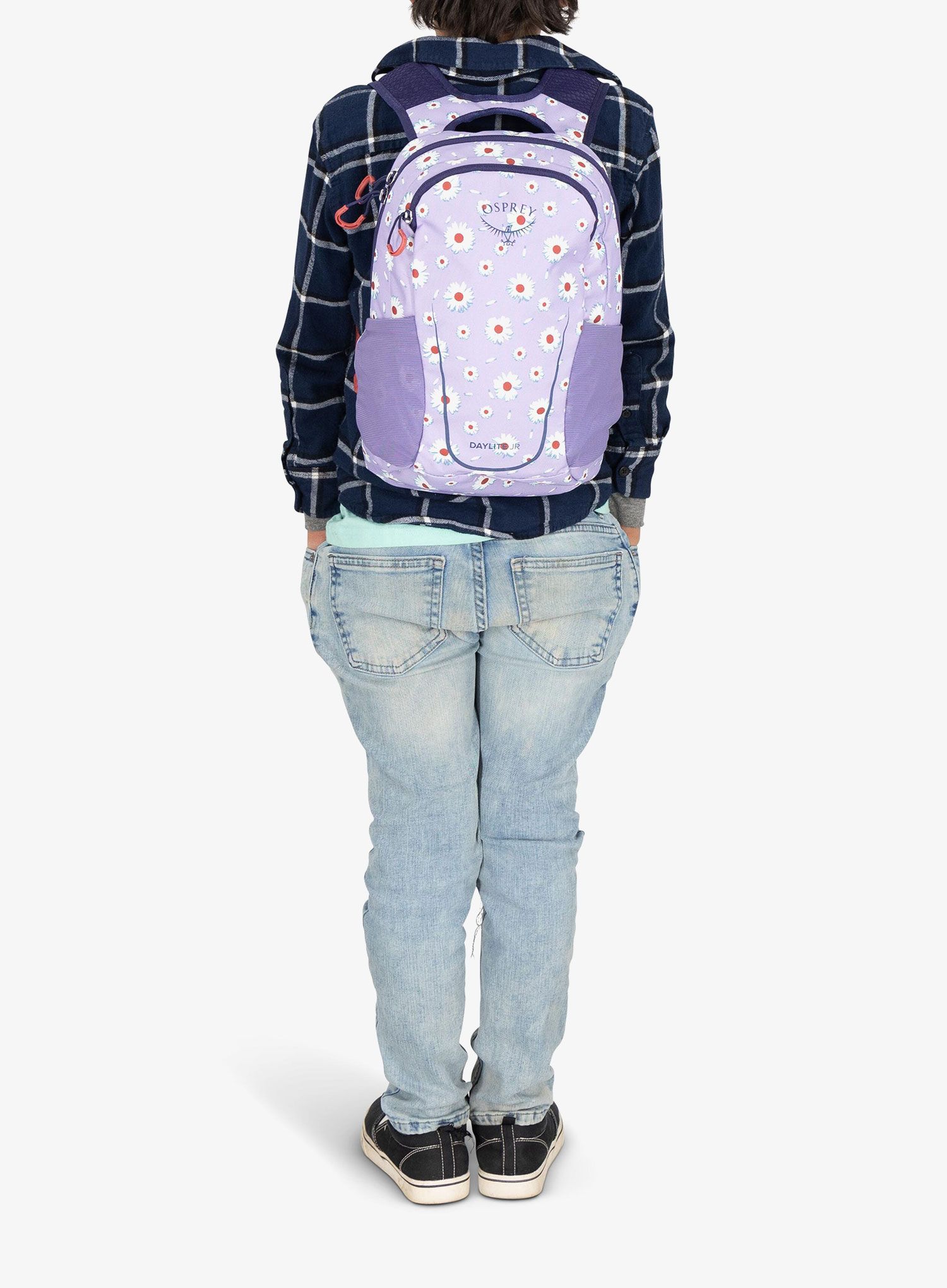 Dětský batoh Osprey Daylite Jr. Pack - daisy print/euphoria purple