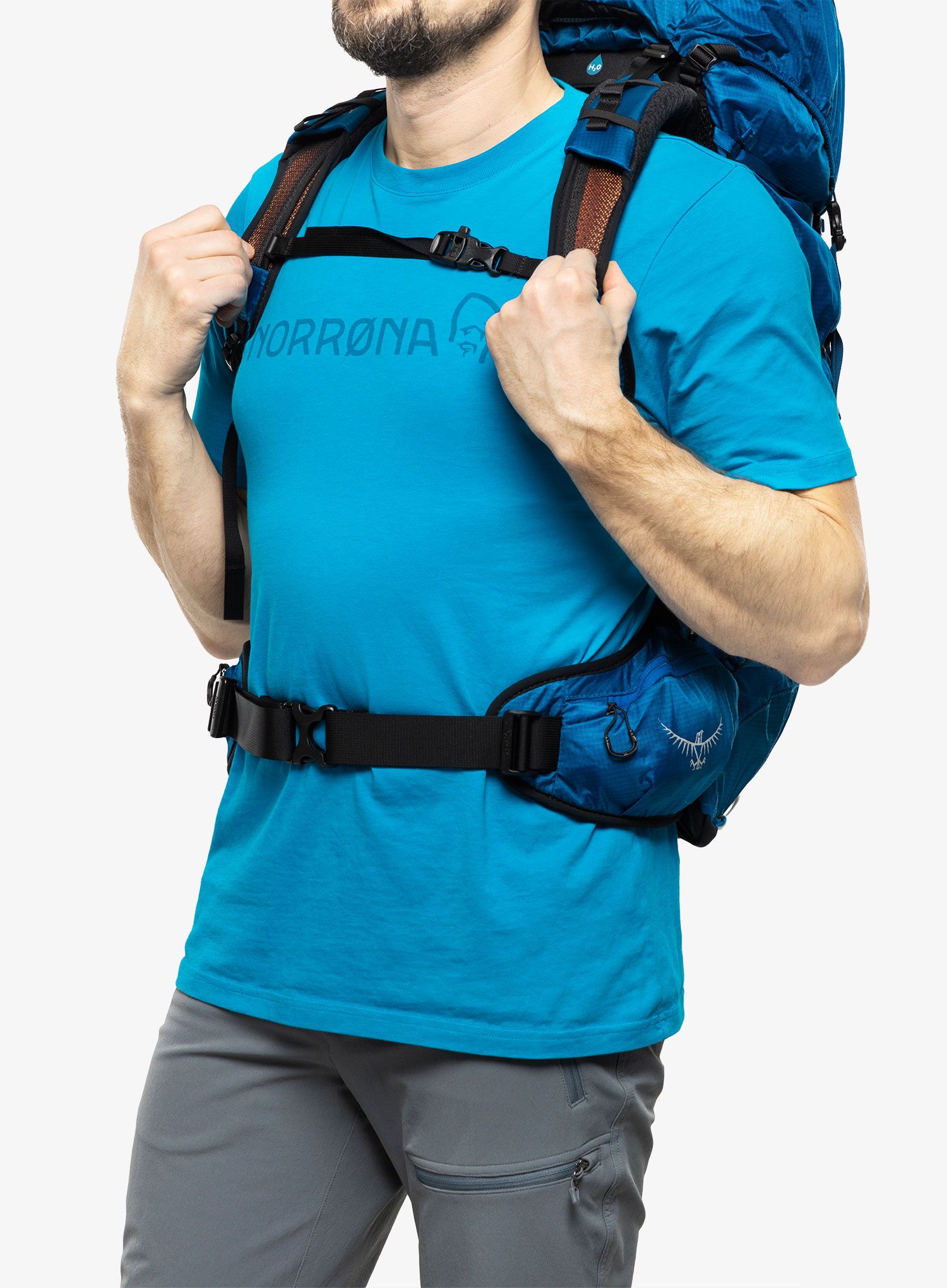 Turistický batoh Osprey Exos 38 - blue ribbon
