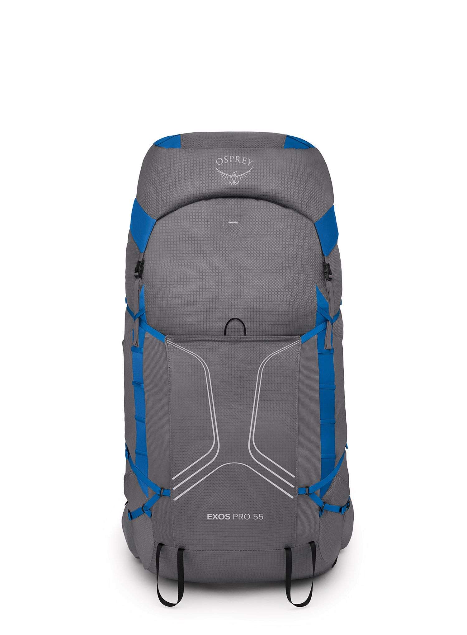 Trekový batoh Osprey Exos Pro 55 - dale grey/agam blue