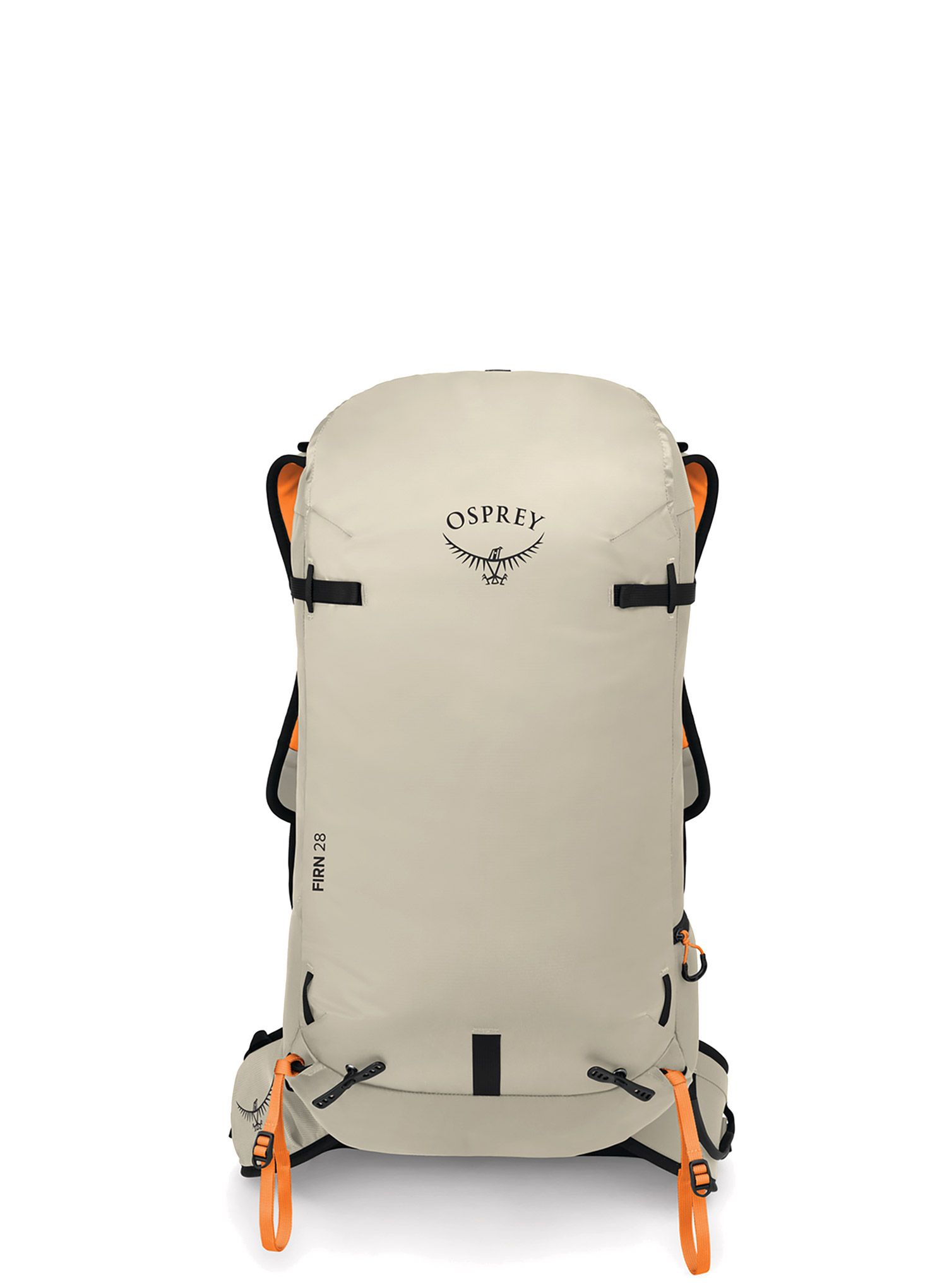 Skialpový batoh Osprey Firn 28 - sandy grey/tequila orange