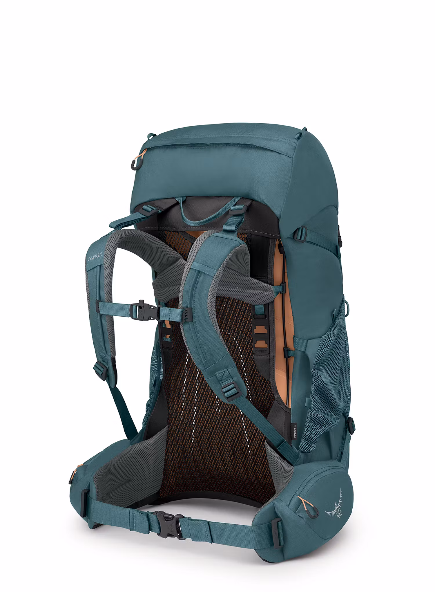 Dámský trekový batoh Osprey Renn 50 - cascade blue/melon orange