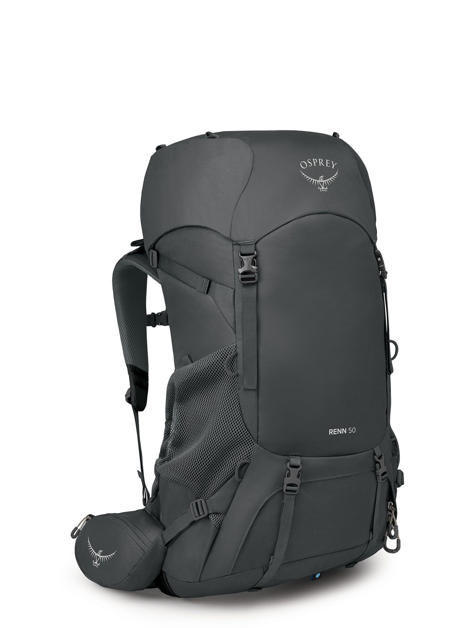 Dámský trekový batoh Osprey Renn 50 - dark charcoal/gray wolf