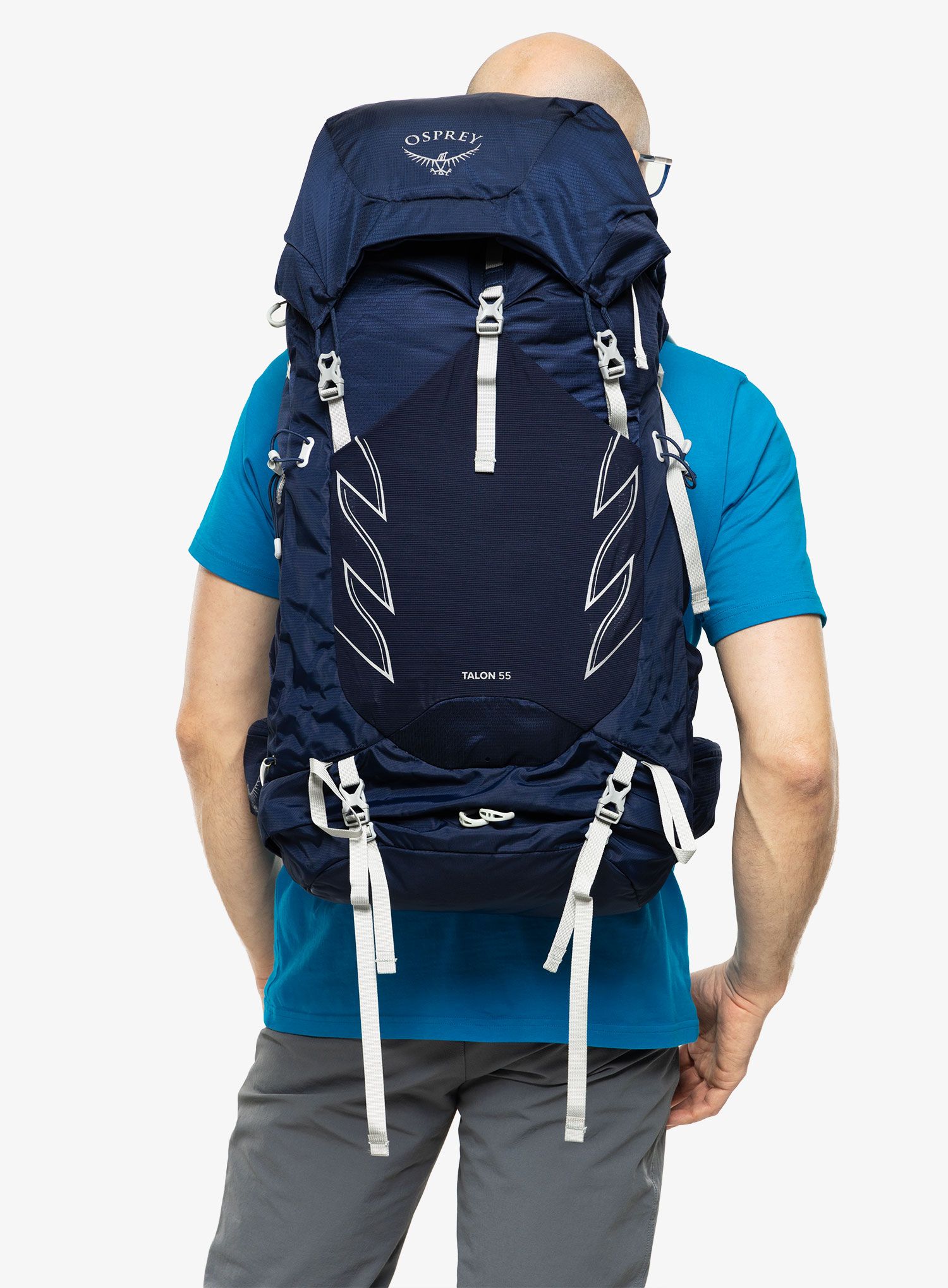 Turistický batoh Osprey Talon 55 - ceramic blue