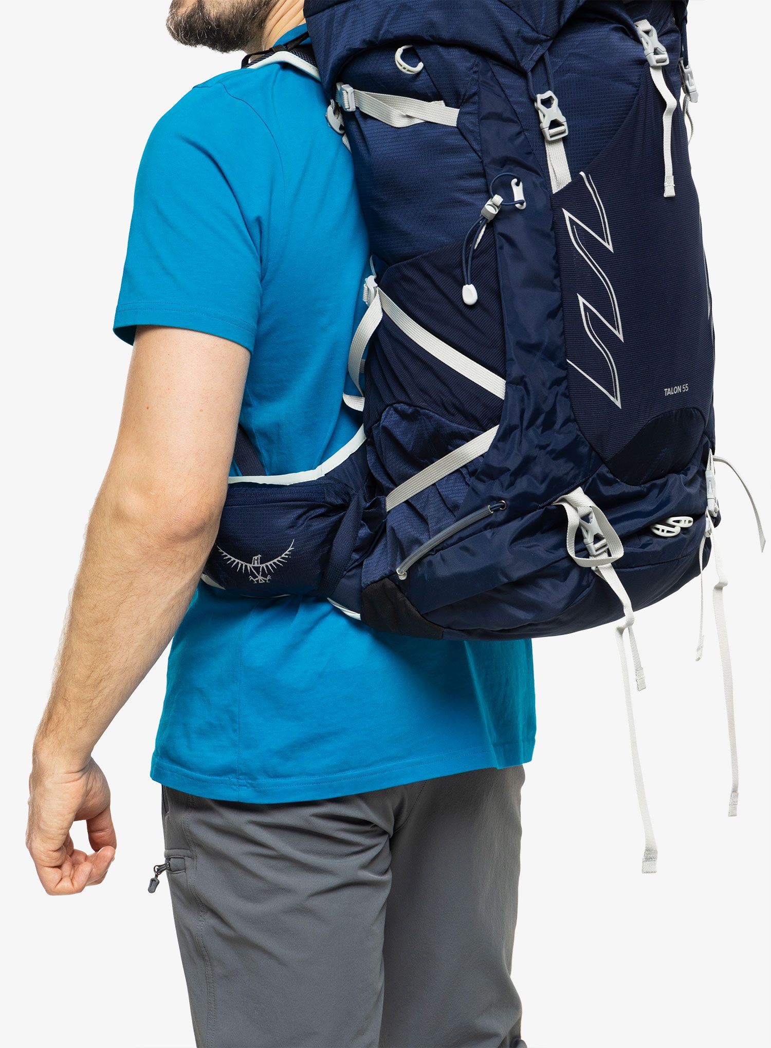 Turistický batoh Osprey Talon 55 - ceramic blue