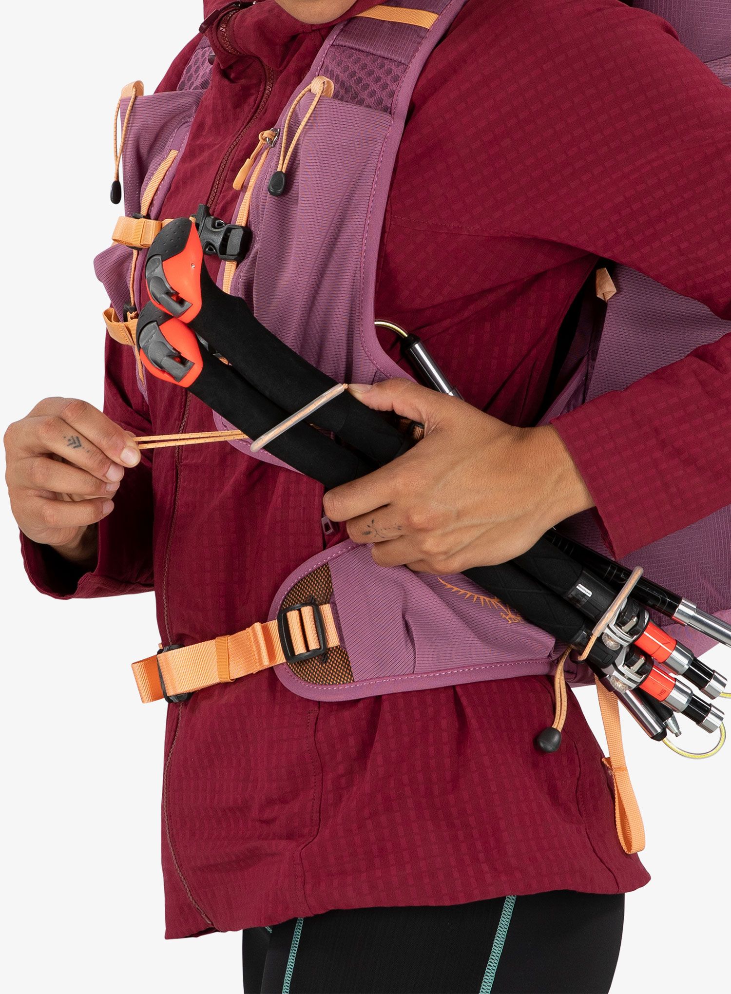 Dámský turistický batoh Osprey Tempest Velocity 20  - pashmina/melon