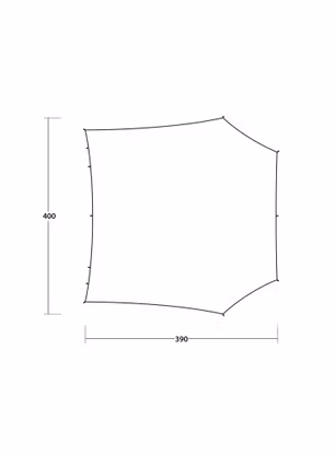 Turistický přístřešek Outwell Canopy Tarp L - grey