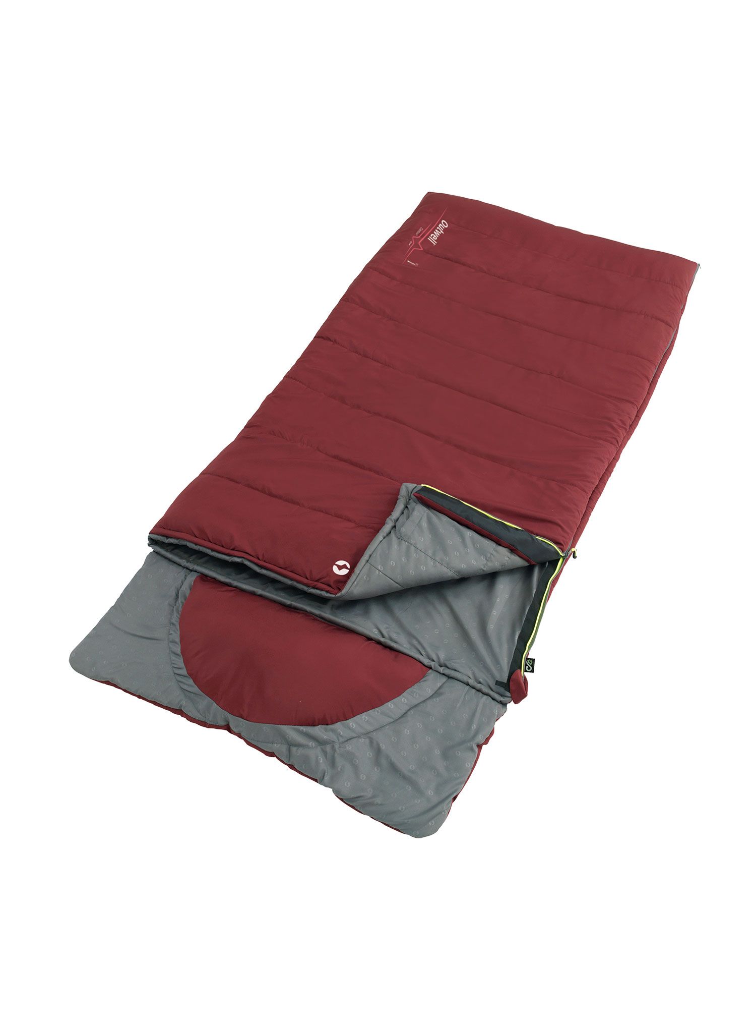 Spací pytel Outwell Contour Lux (190 cm) - red/red