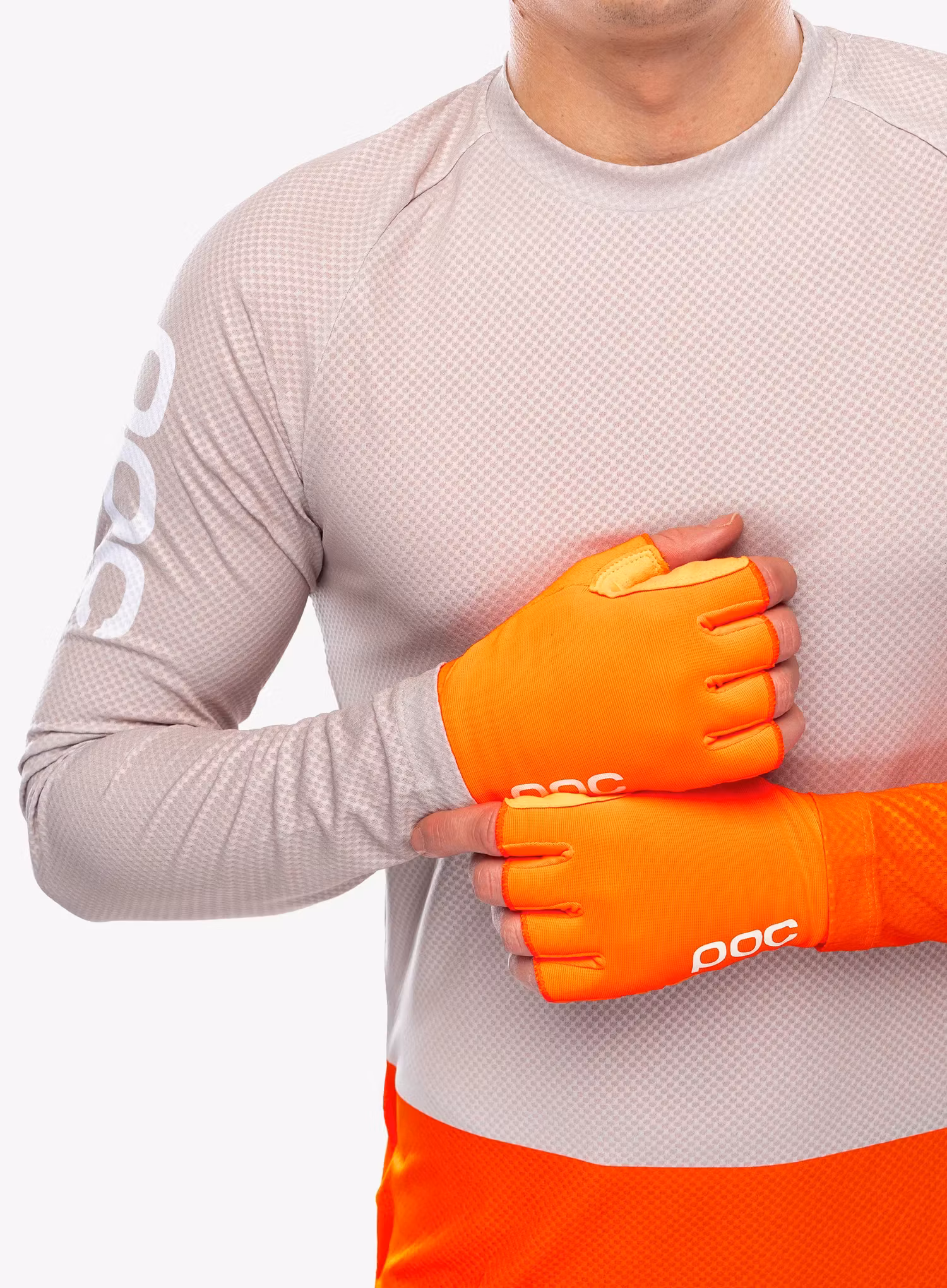 Cyklistické rukavice POC AVIP Glove Short - zink orange