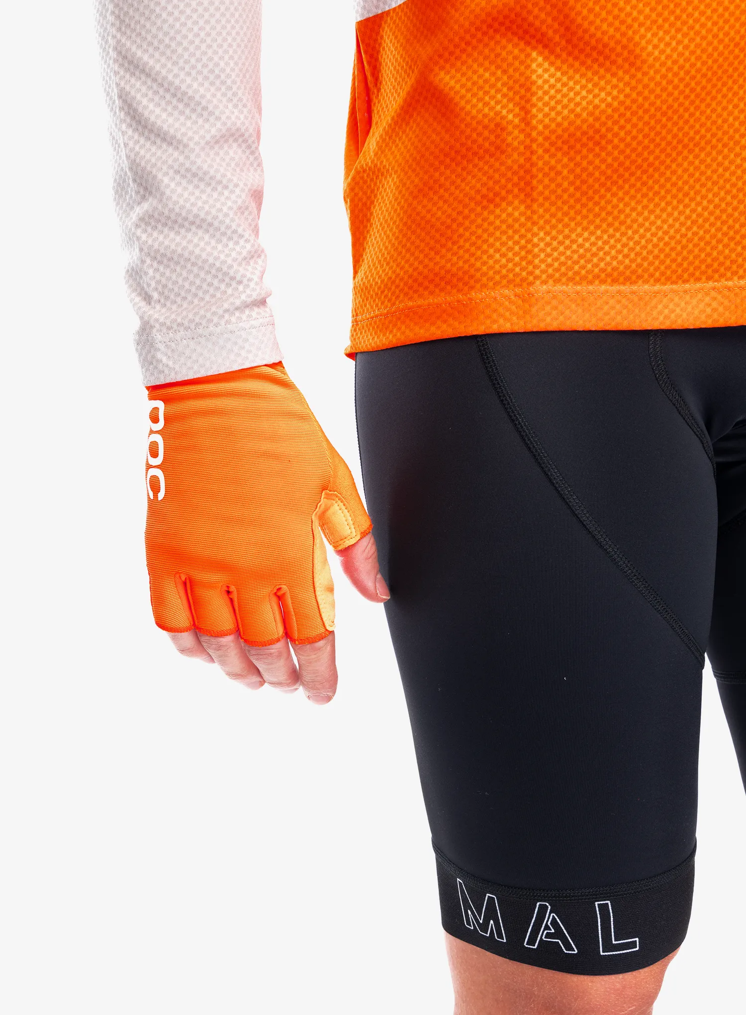 Cyklistické rukavice POC AVIP Glove Short - zink orange