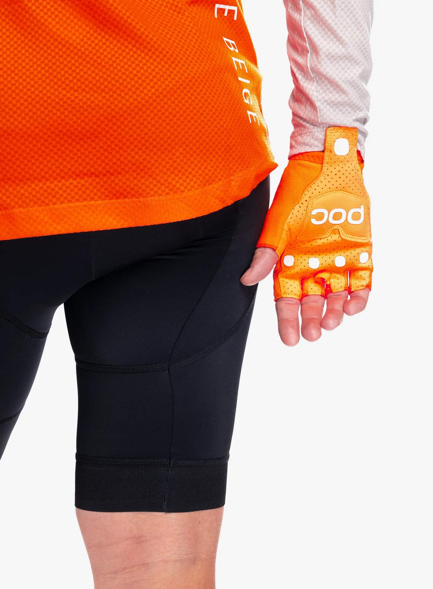 Cyklistické rukavice POC AVIP Glove Short - zink orange