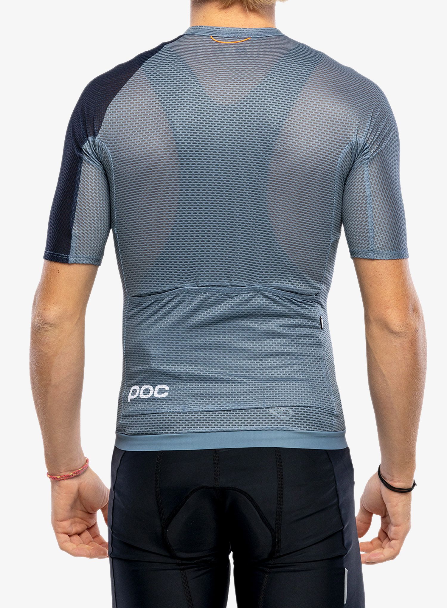 Cyklistické tričko POC Air Jersey - calcite blue/turmaline navy