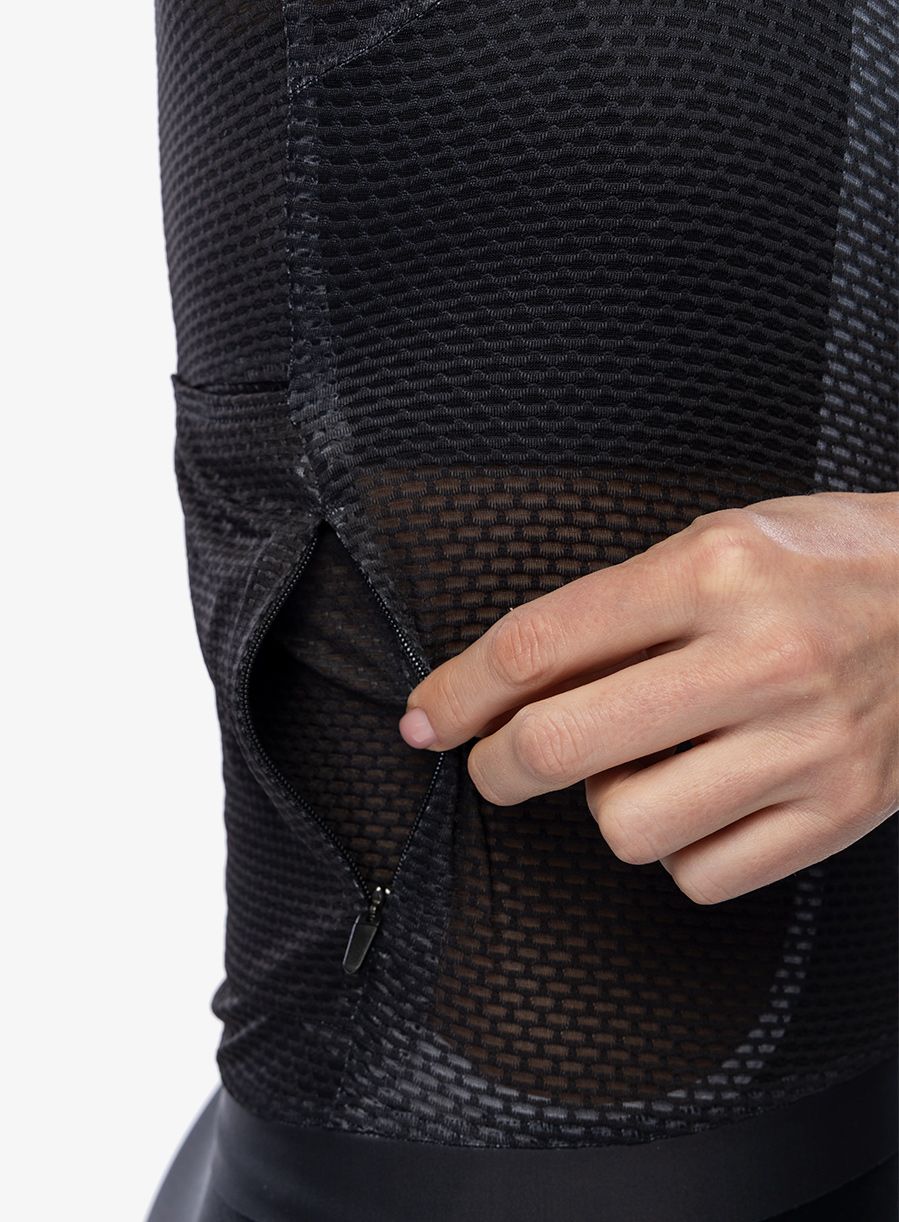 Dámské cyklistické triko POC Air Jersey - uranium black