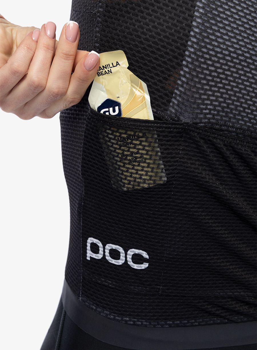 Dámské cyklistické triko POC Air Jersey - uranium black