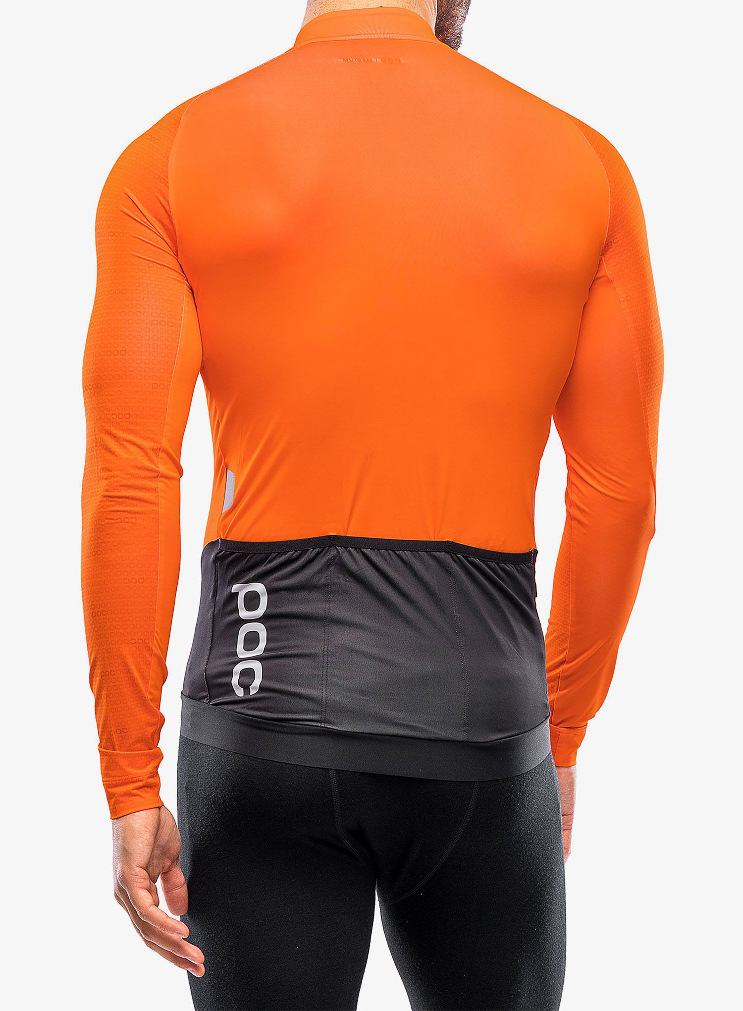 Cyklistická mikina POC M's Essential Road LS Jersey - zink orange