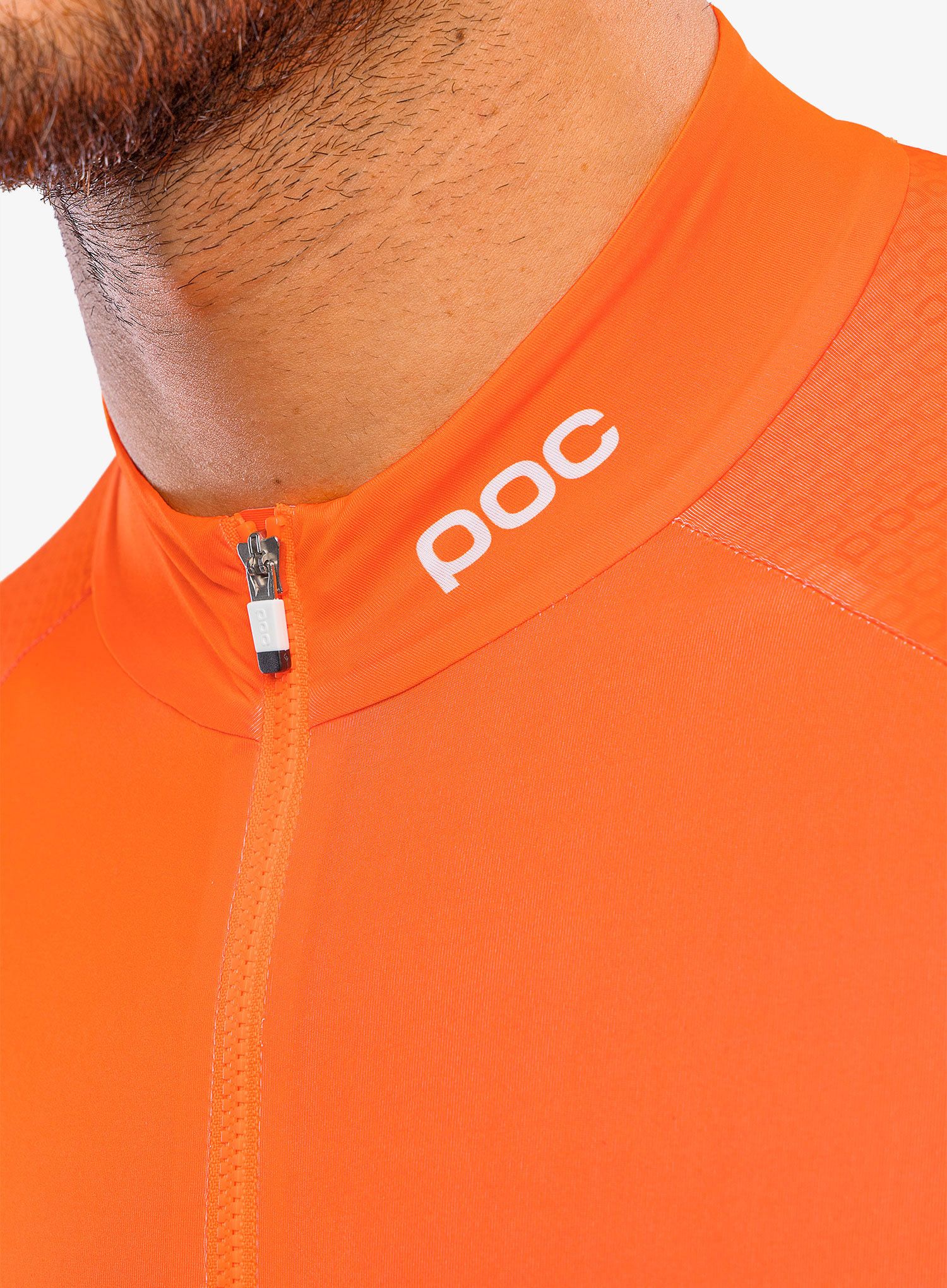 Cyklistická mikina POC M's Essential Road LS Jersey - zink orange