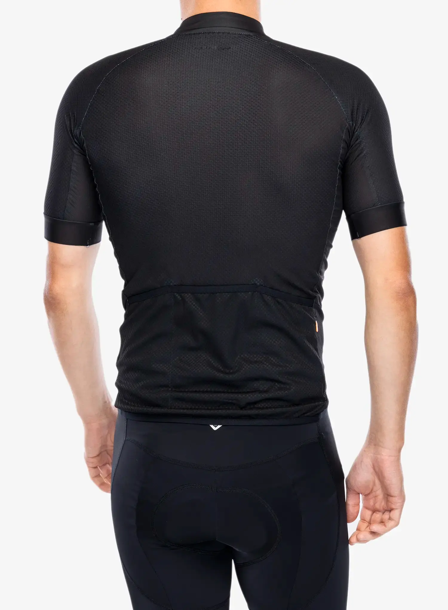 Cyklotriko POC Essential Road Logo Jersey - uranium black/hydrogen white