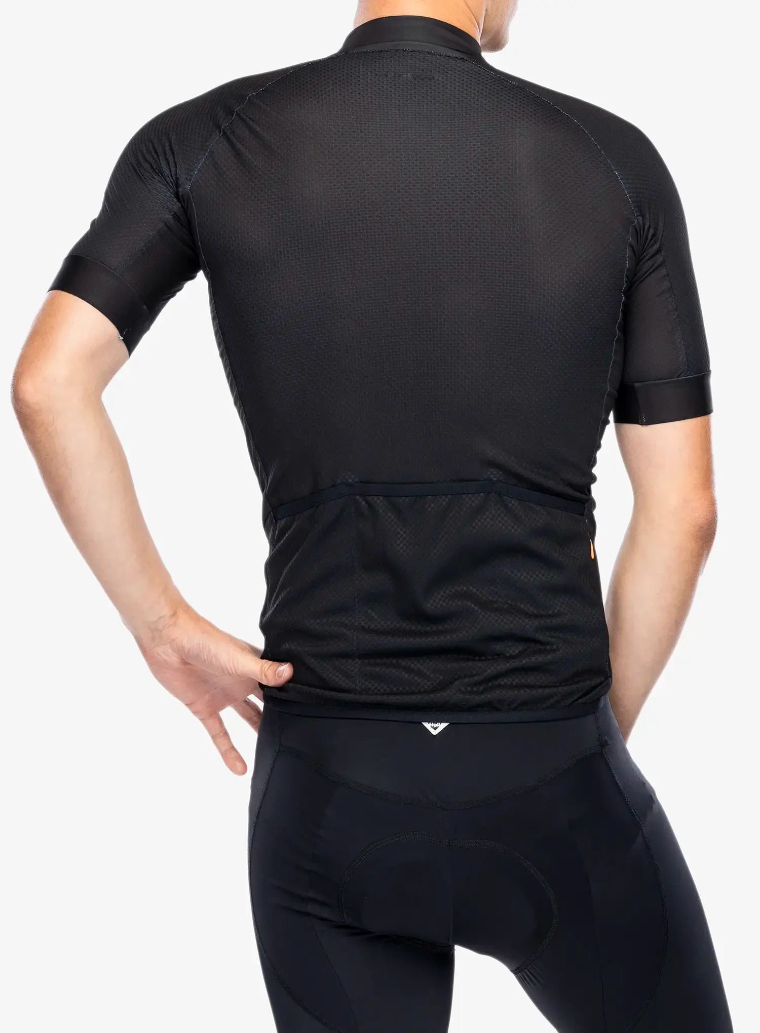 Cyklotriko POC Essential Road Logo Jersey - uranium black/hydrogen white