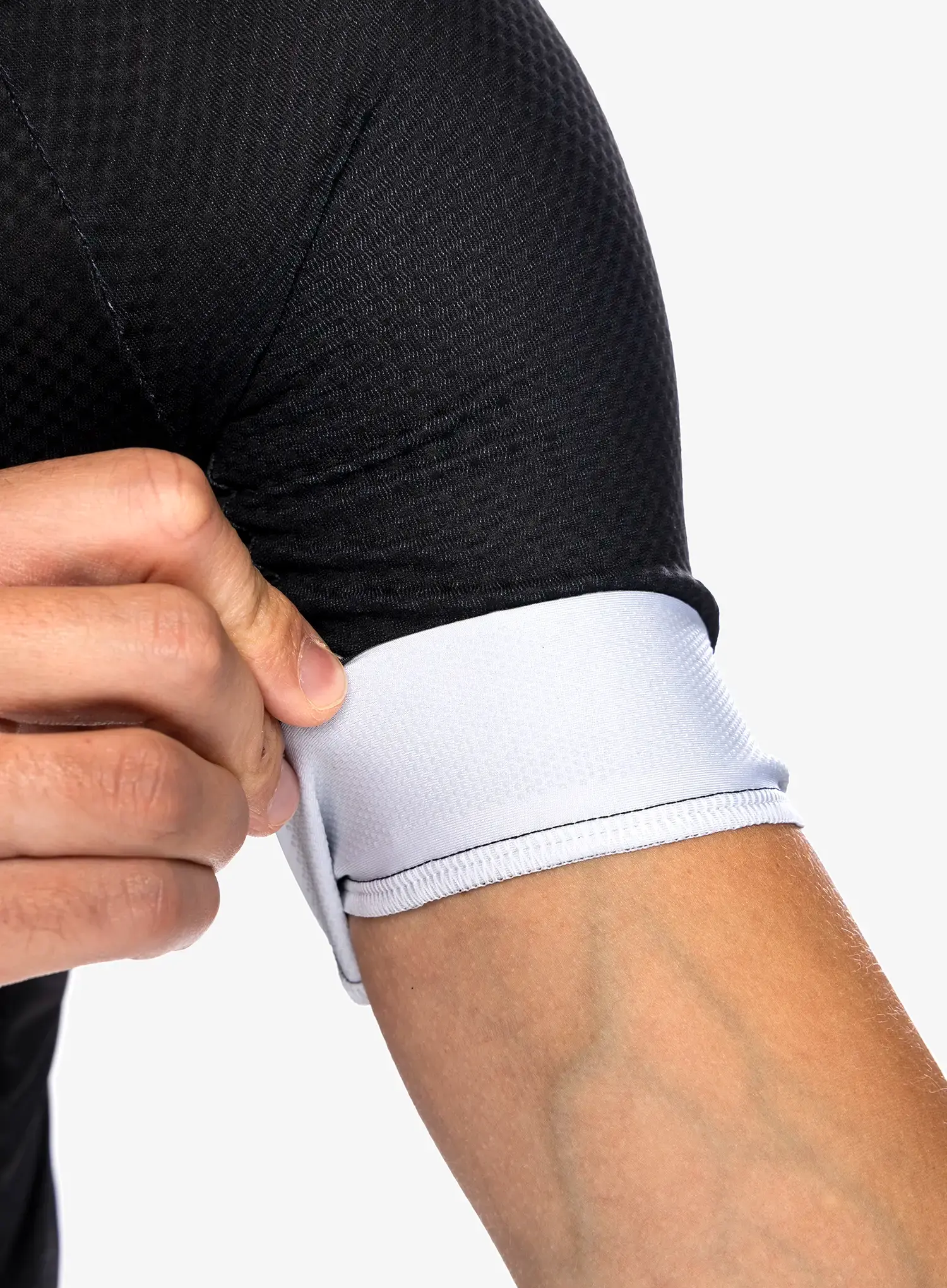 Cyklotriko POC Essential Road Logo Jersey - uranium black/hydrogen white