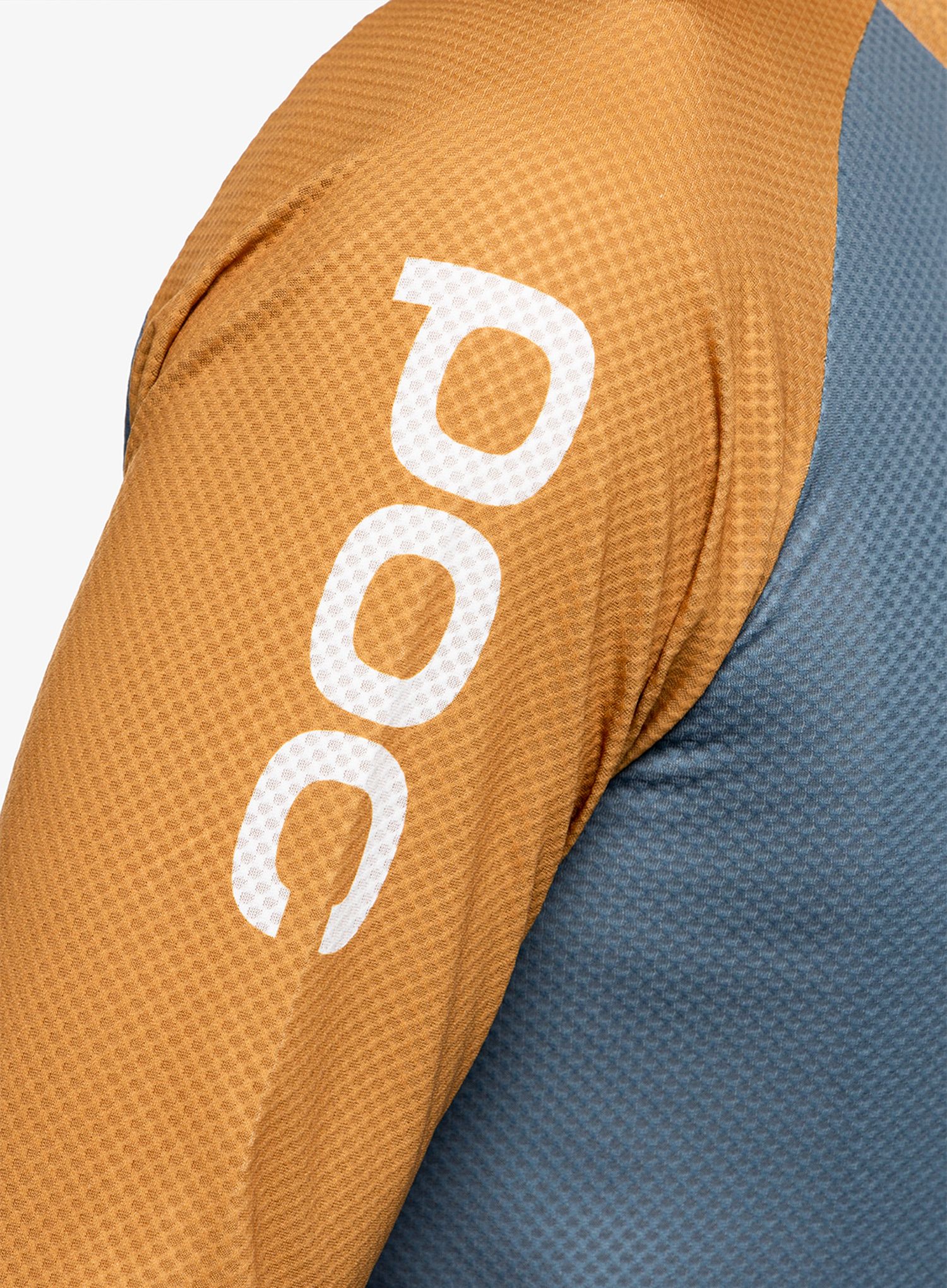Cyklistické tričko POC MTB Pure 3/4 Jersey - calcite blue/argonite brown