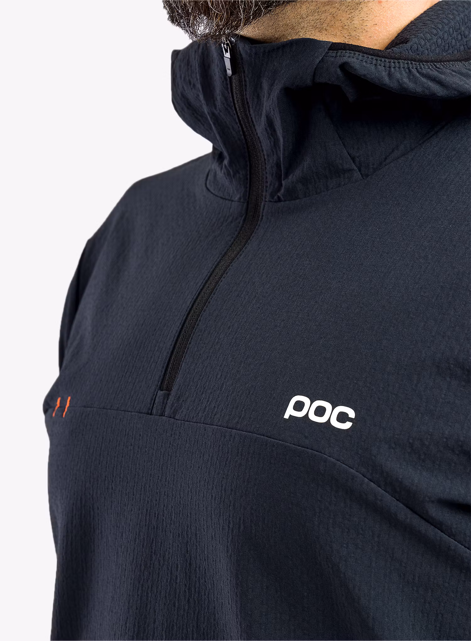 Cyklistická bunda POC Mantle Thermal Hoodie - uranium black