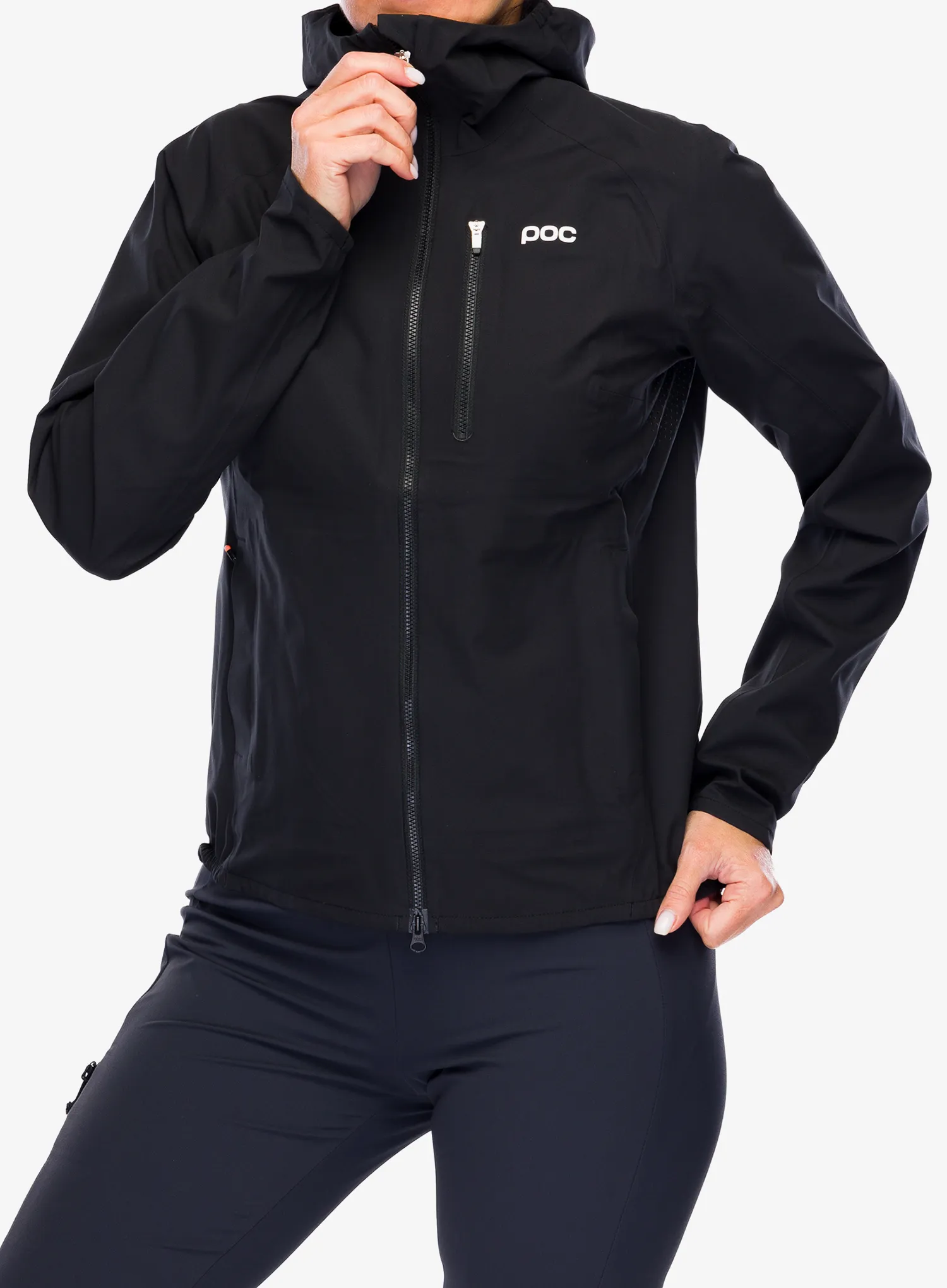 Bunda na kolo dámská POC Motion Rain Jacket - black