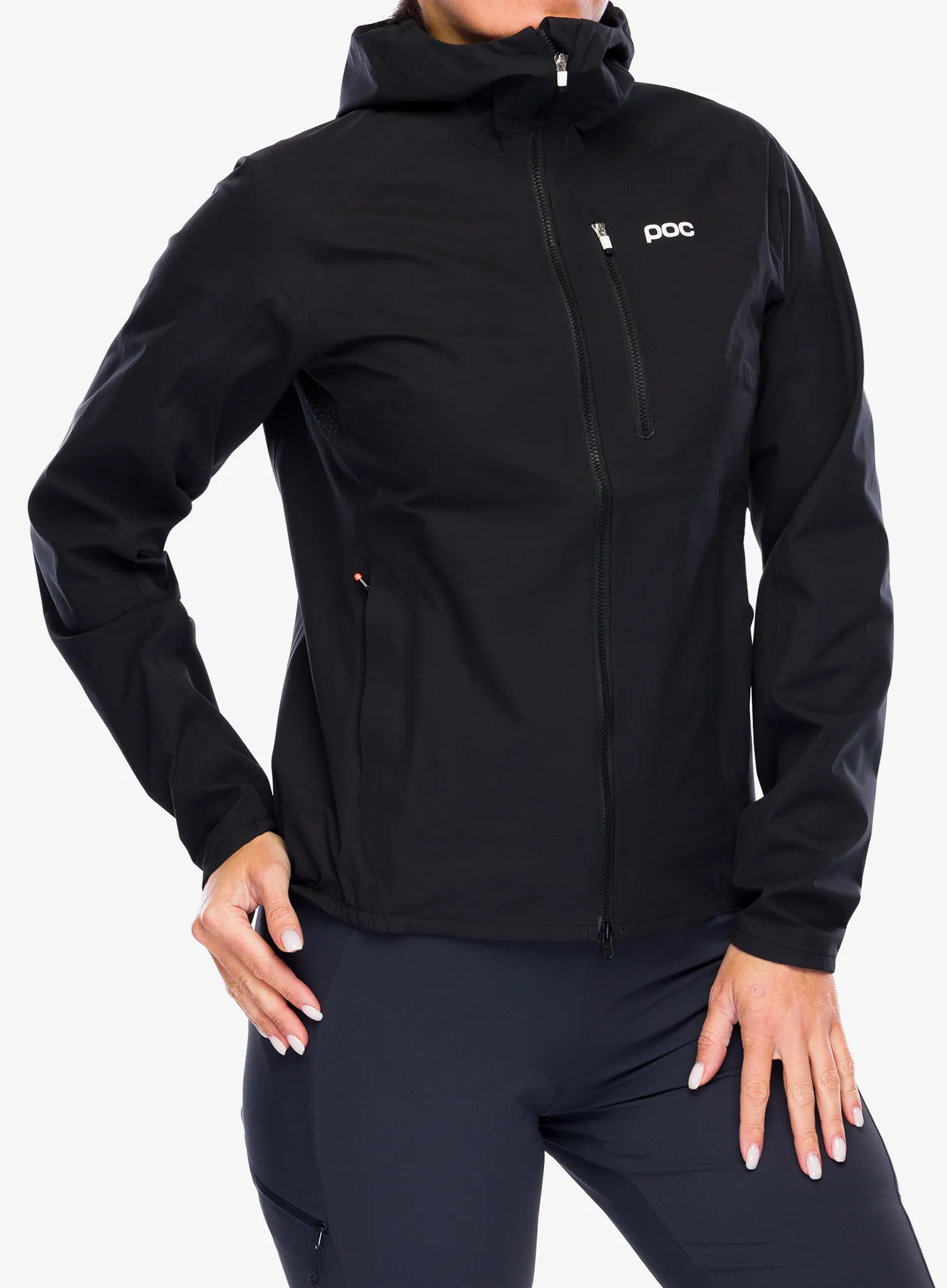 Bunda na kolo dámská POC Motion Rain Jacket - black