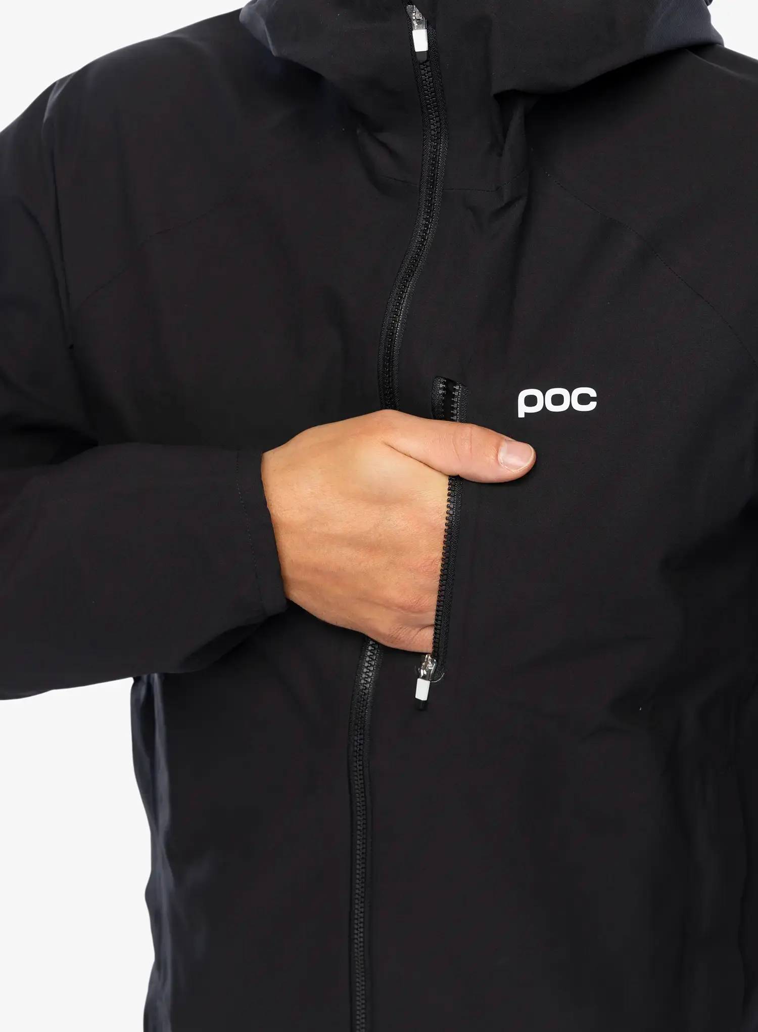 Bunda na kolo POC Motion Rain Jacket - uranium black