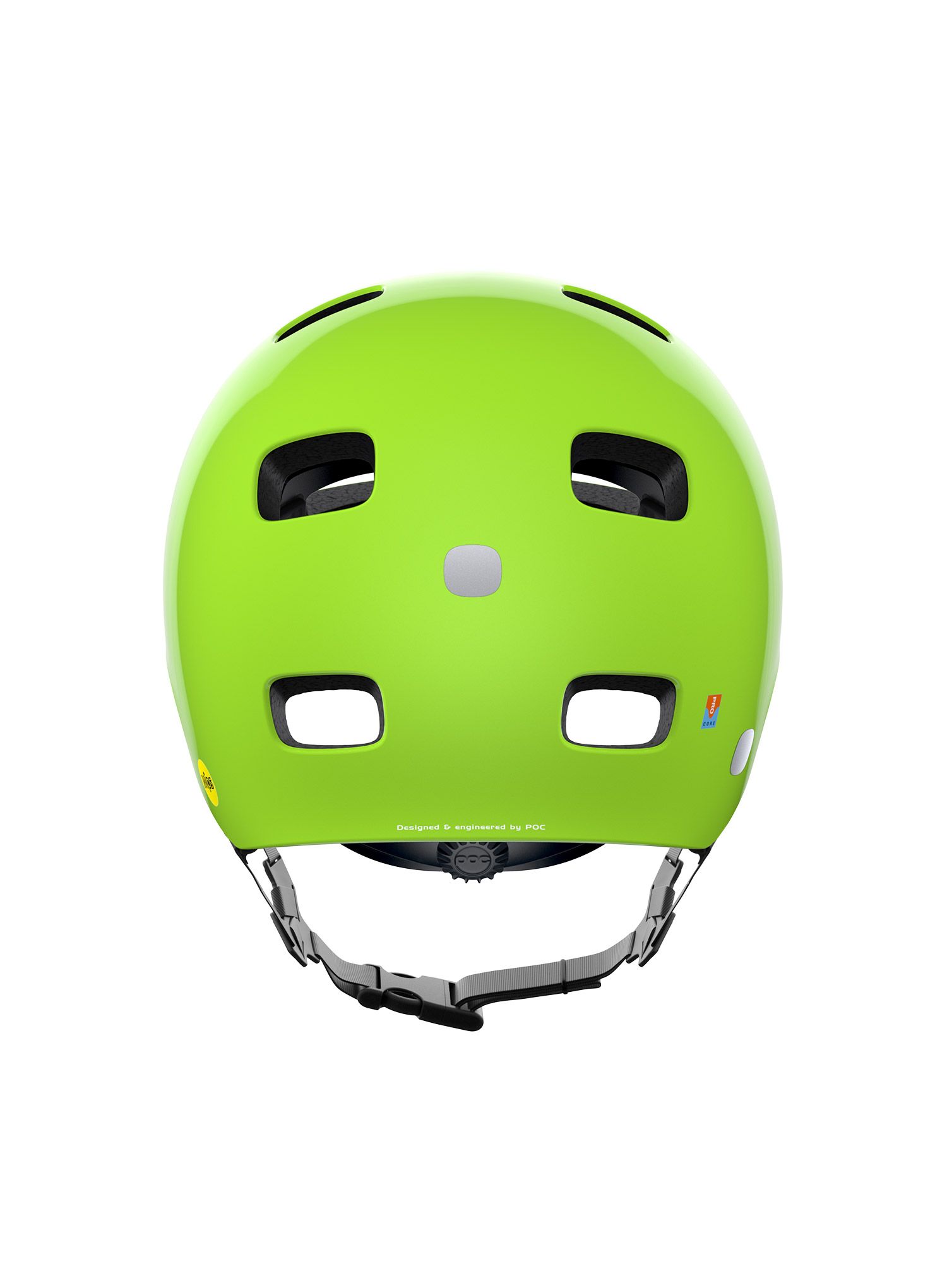 Cyklistická přilba pro děti POC POCito Crane Mips - fluorescent yellow/green