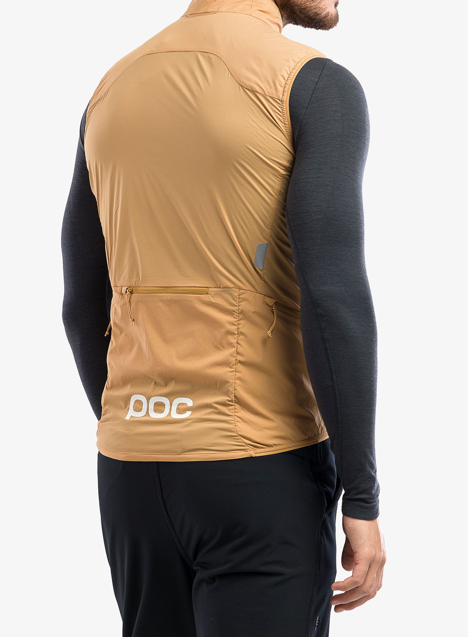 Cyklistická vesta POC Pro Thermal Vest - argonite brown