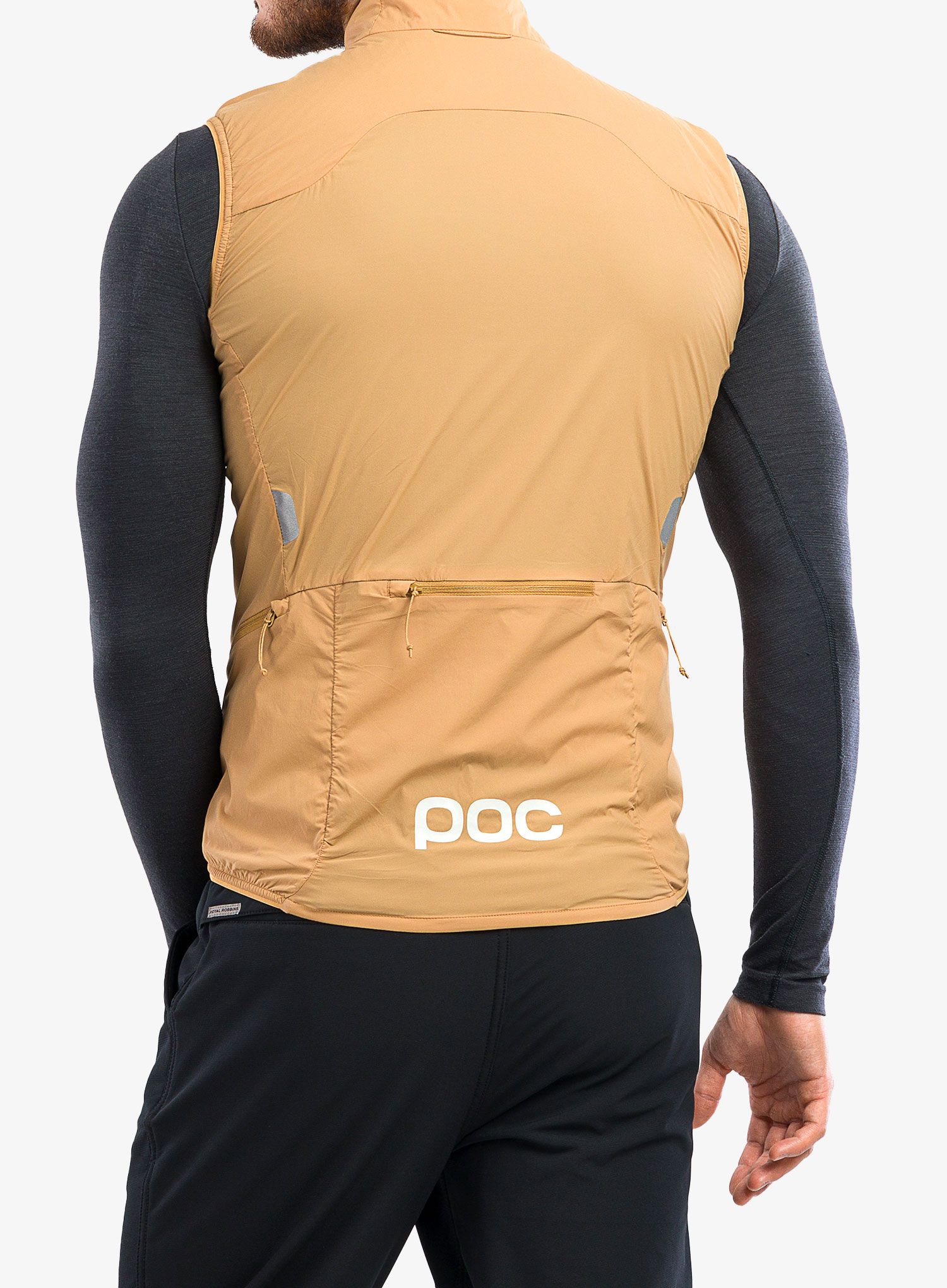 Cyklistická vesta POC Pro Thermal Vest - argonite brown
