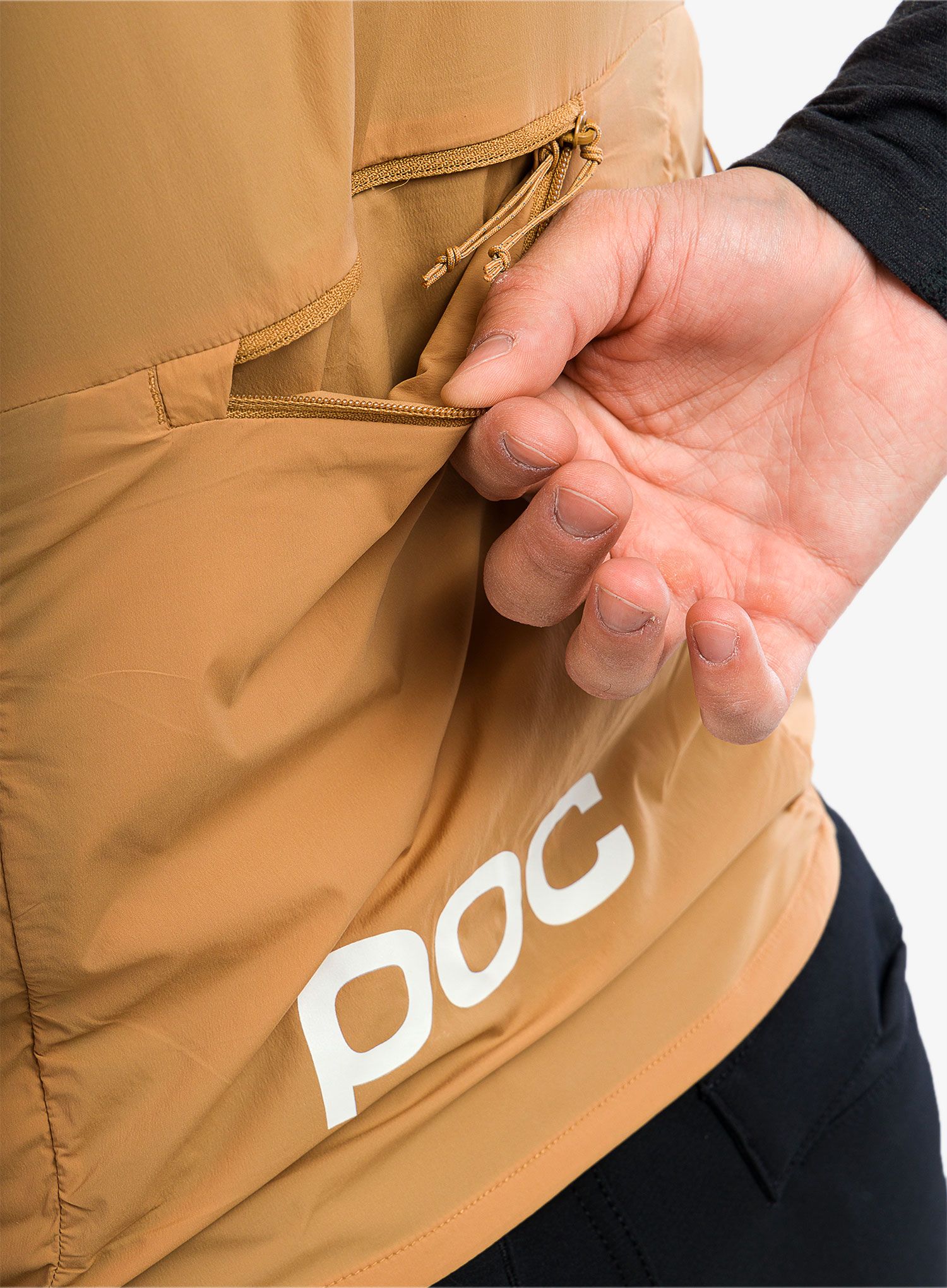 Cyklistická vesta POC Pro Thermal Vest - argonite brown