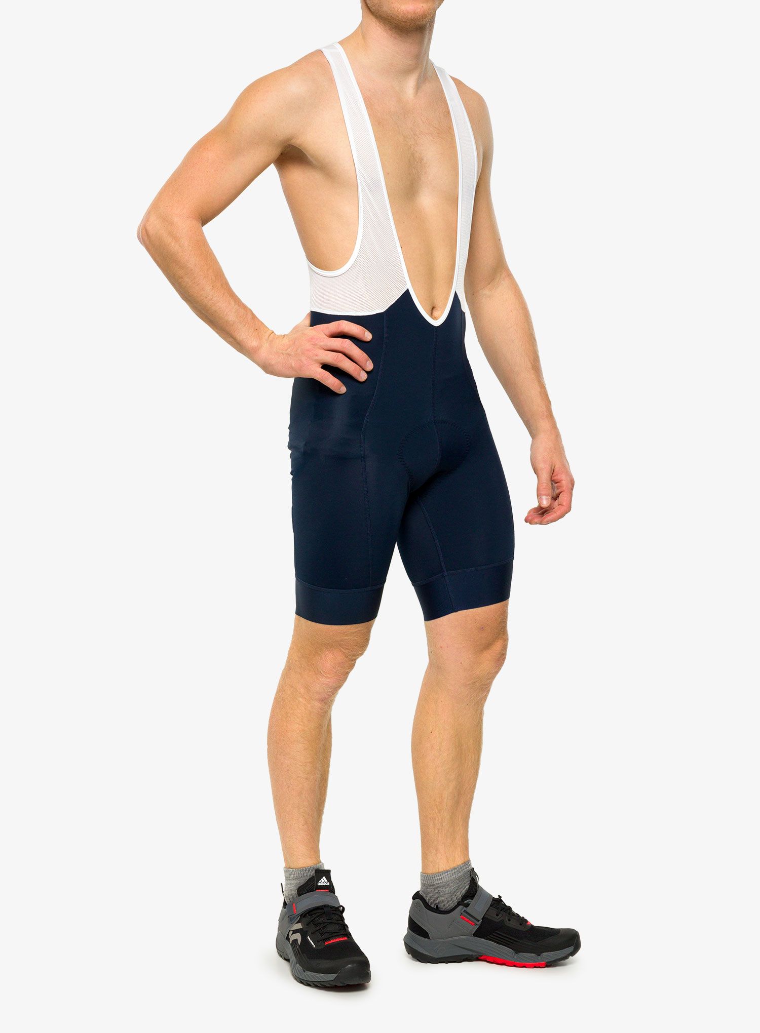 Cyklistické kraťasy s vložkou POC Pure Bib Shorts VPDS - turmaline navy