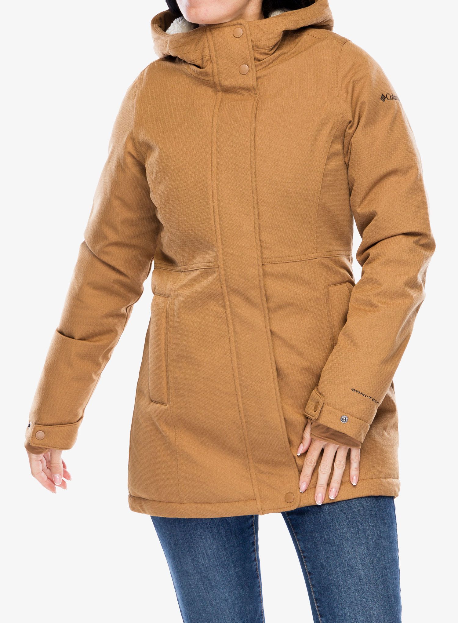 Dámská zimní parka Columbia Alameda Ridge Insulated Parka - camel brown