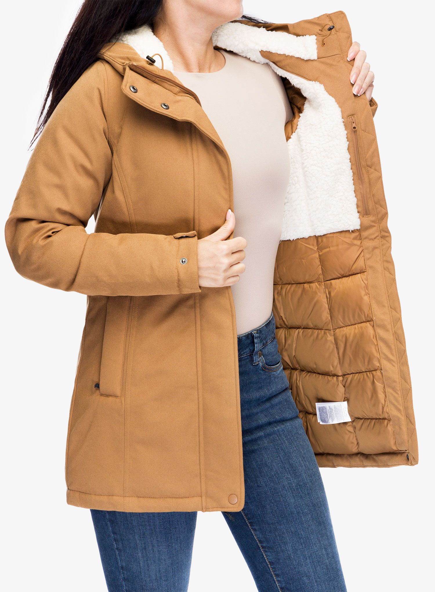 Dámská zimní parka Columbia Alameda Ridge Insulated Parka - camel brown