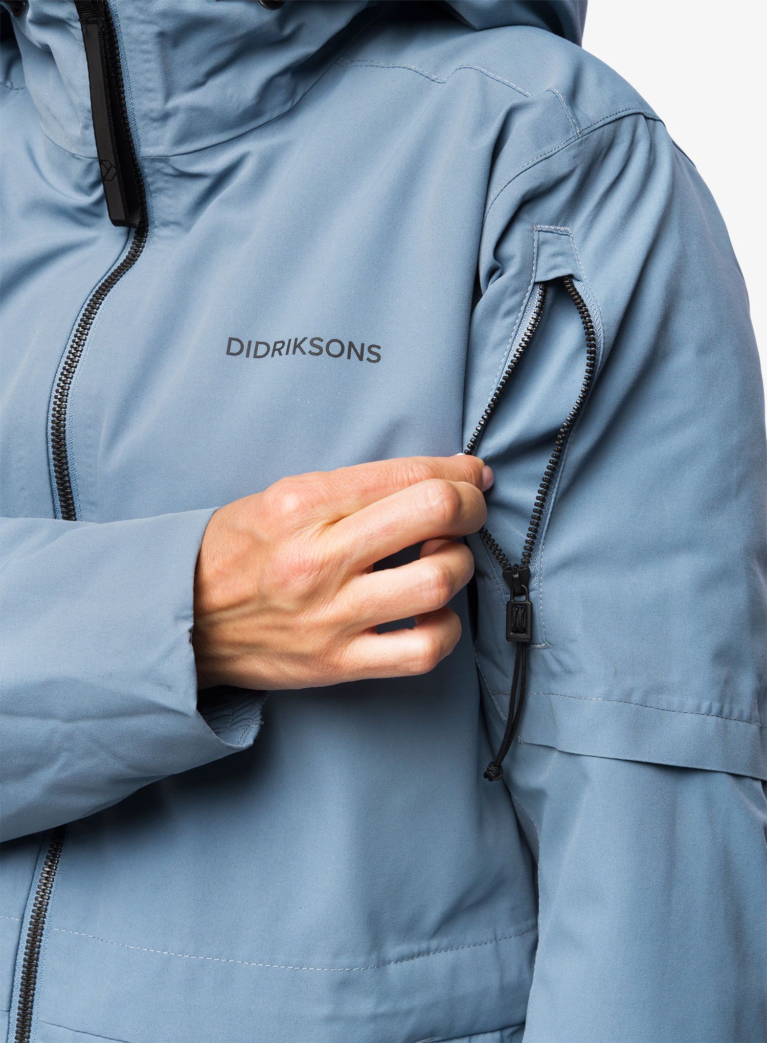 Dámský kabát Didriksons Ella Parka - glacial blue