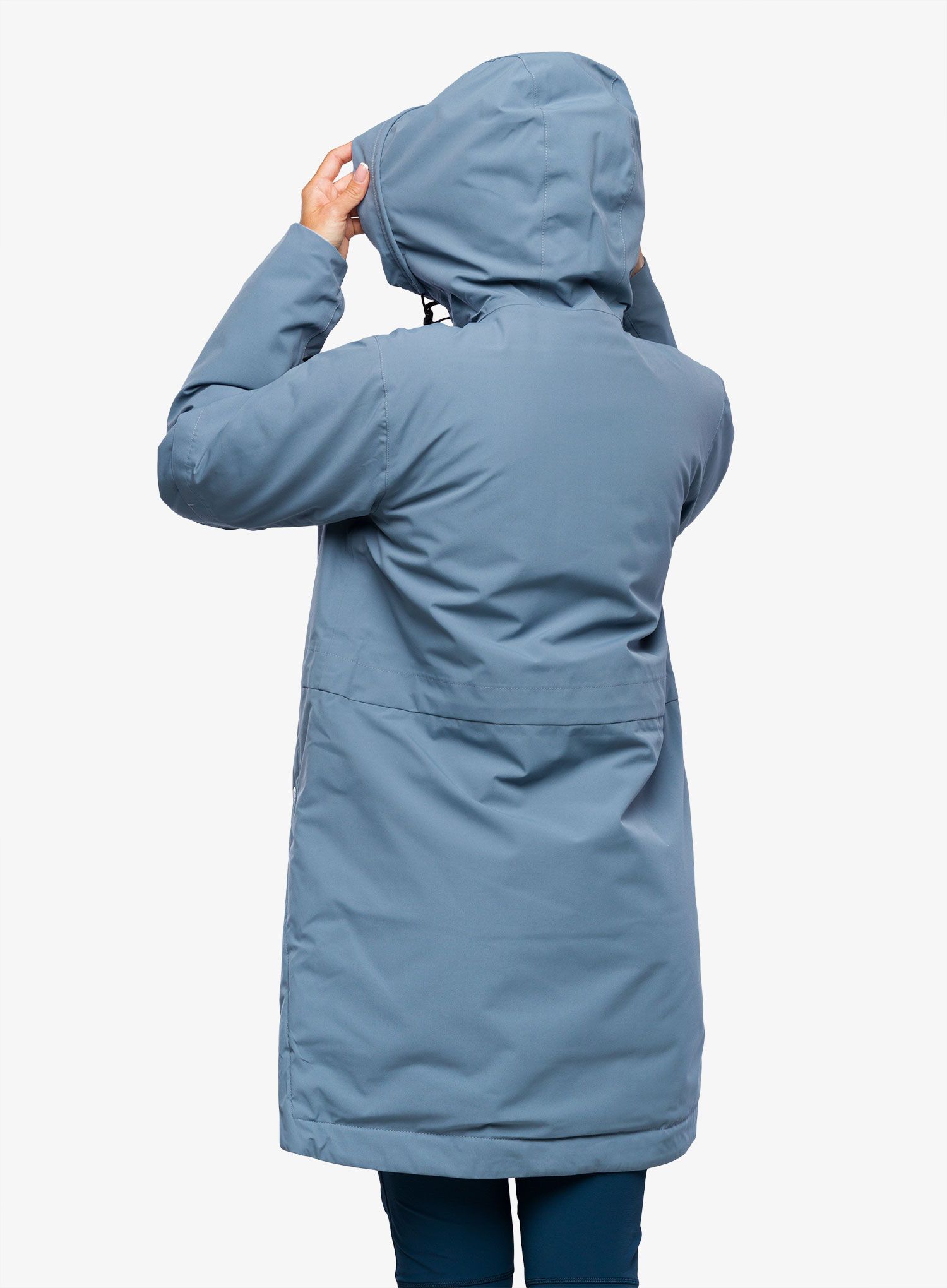 Dámský kabát Didriksons Ella Parka - glacial blue