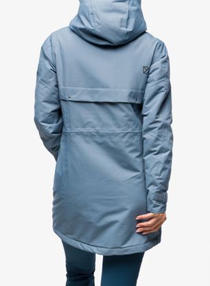 Dámská parka do deště Didriksons Frida Parka - glacial blue