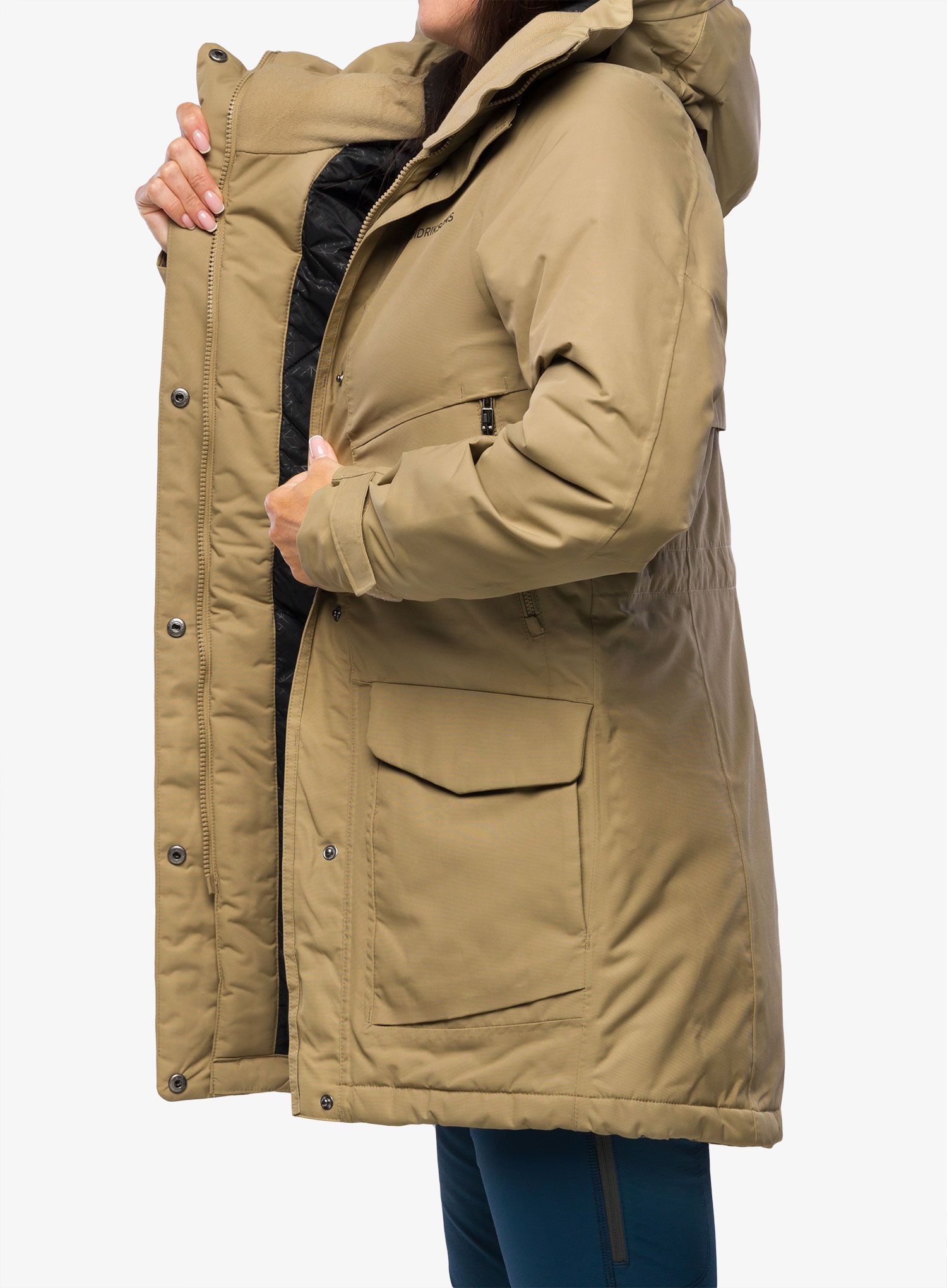 Dámský kabát Didriksons Frida Parka - wood