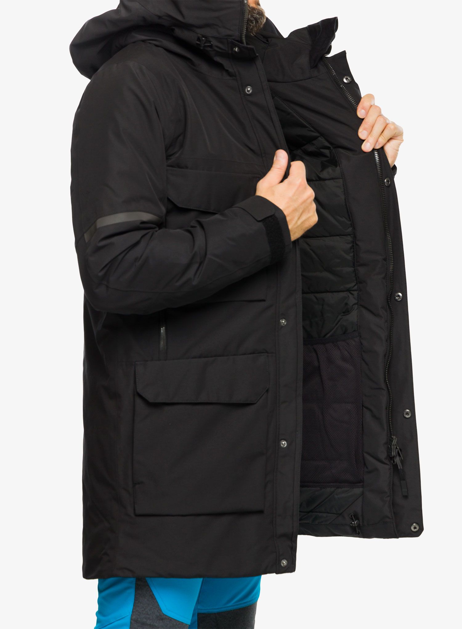 Kabát do deště Didriksons Drew Parka - blk