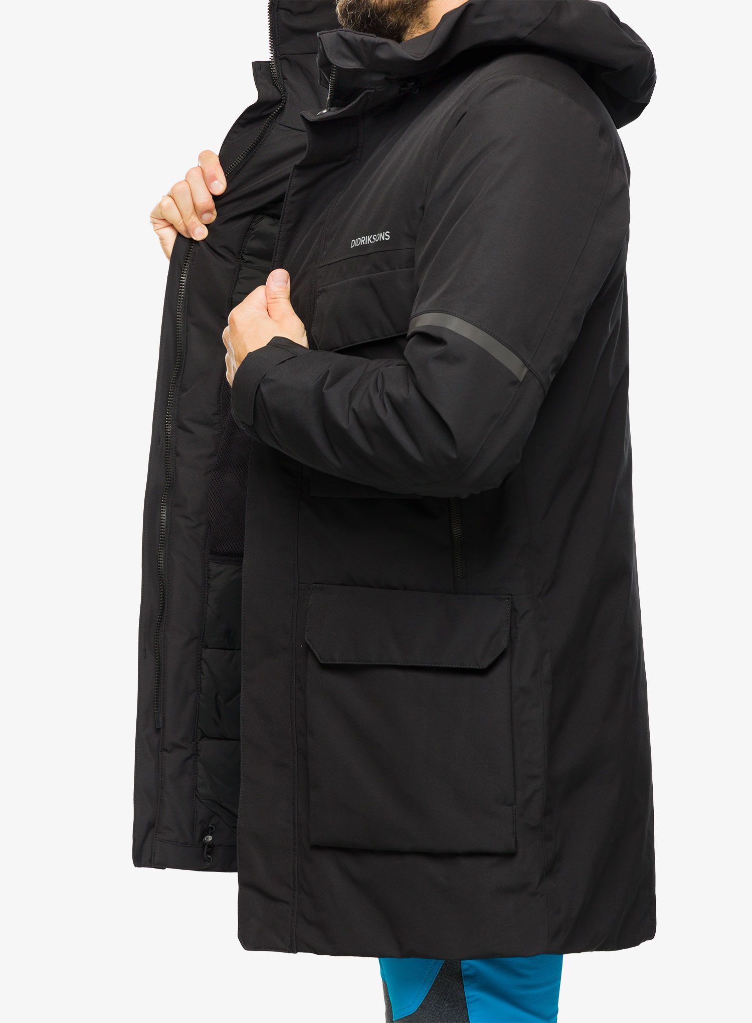 Kabát do deště Didriksons Drew Parka - blk