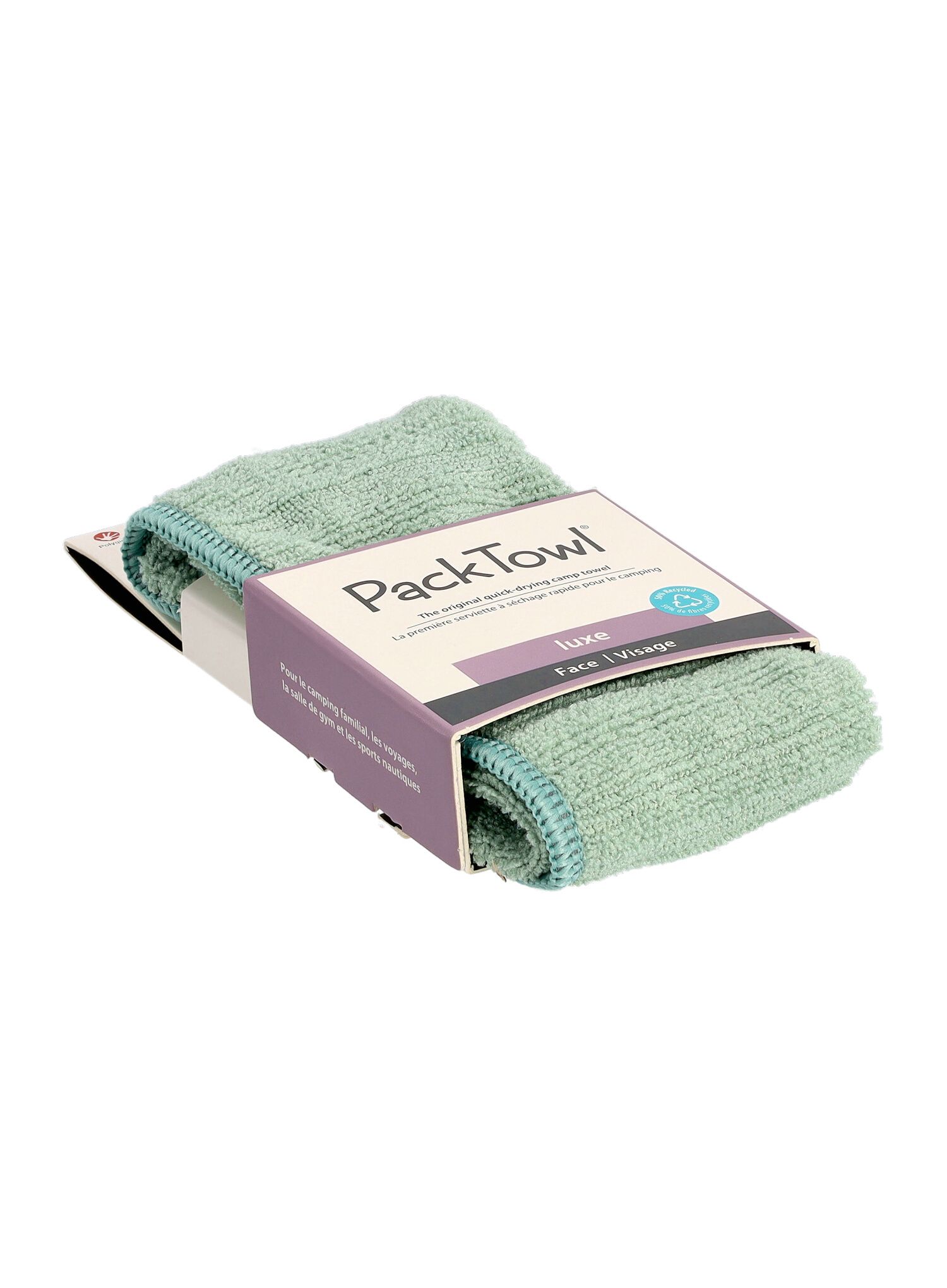 Rychleschnoucí ručník PackTowl Luxe Face - sage